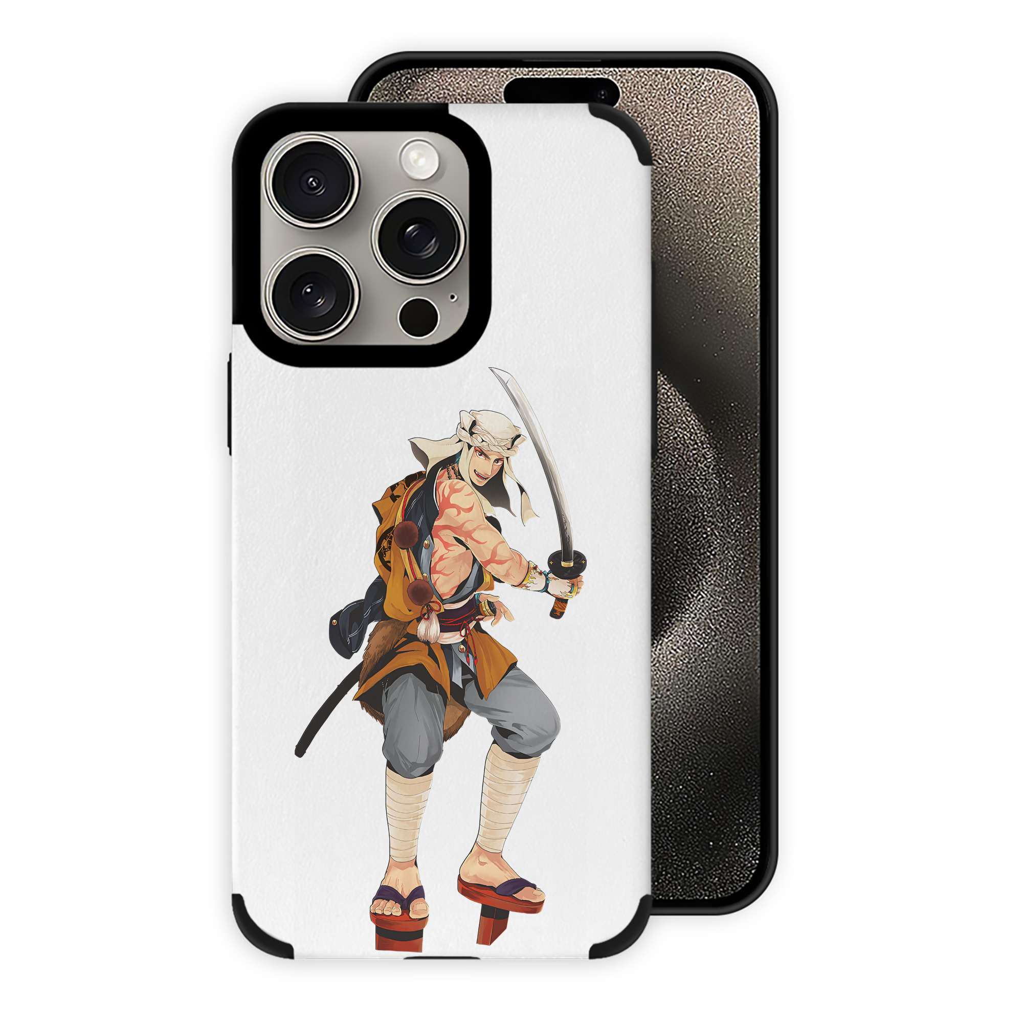 （画像用） 刀剣乱舞 Touken Ranbu 【iPhone15ProMax対応】 PUレザー スマホケース 耐衝撃＆黄変防止