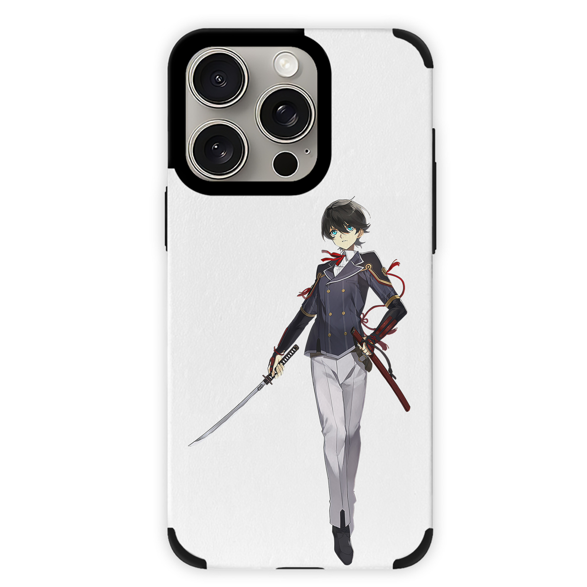（画像用） 刀剣乱舞 Touken Ranbu 【iPhone15ProMax対応】 PUレザー スマホケース 耐衝撃＆黄変防止