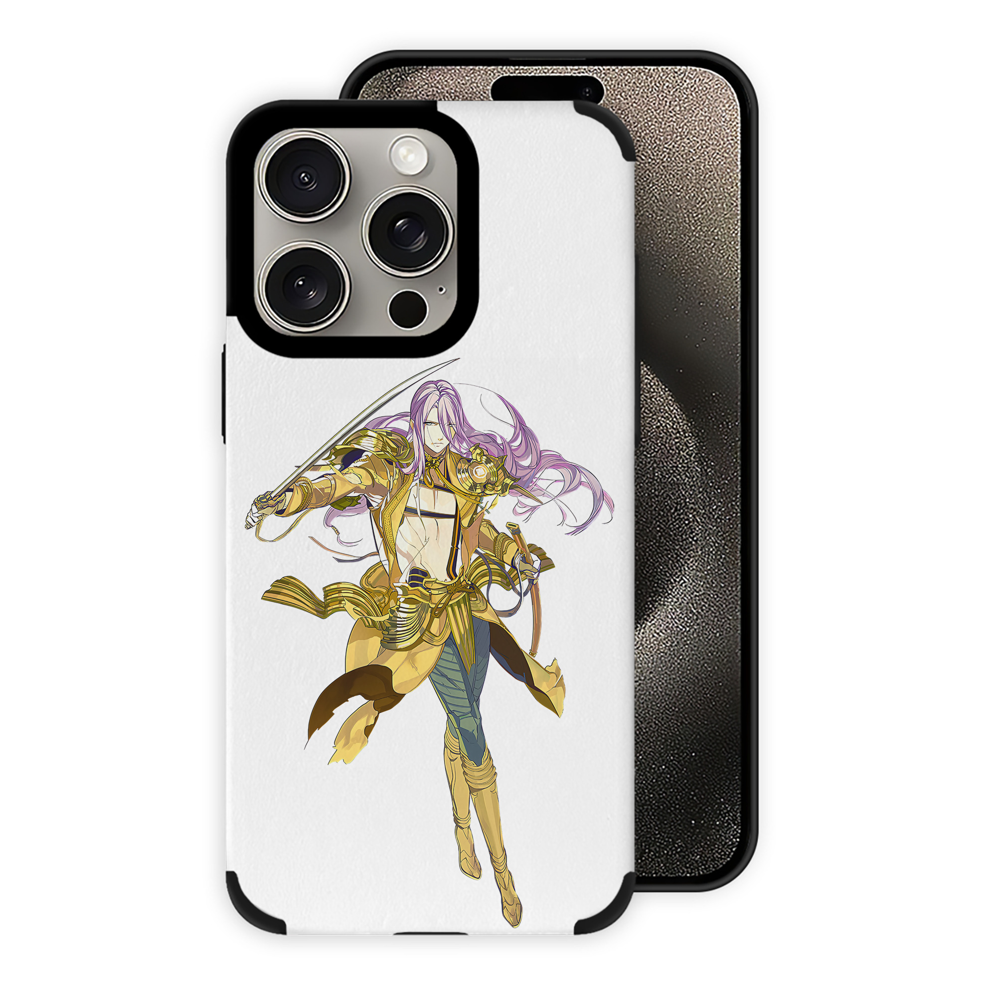 （画像用） 刀剣乱舞 Touken Ranbu 【iPhone15ProMax対応】 PUレザー スマホケース 耐衝撃＆黄変防止