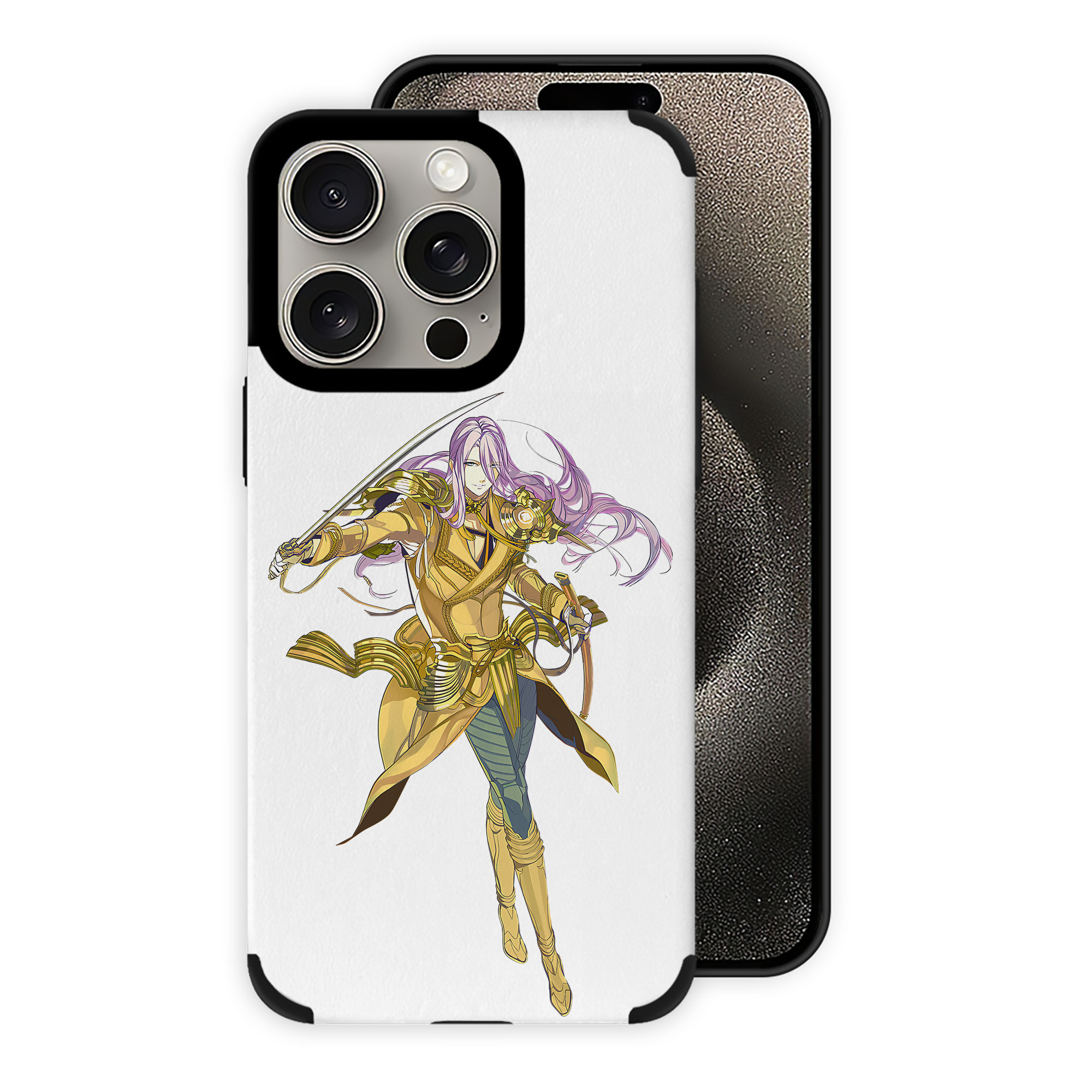 （画像用） 刀剣乱舞 Touken Ranbu 【iPhone15ProMax対応】 PUレザー スマホケース 耐衝撃＆黄変防止