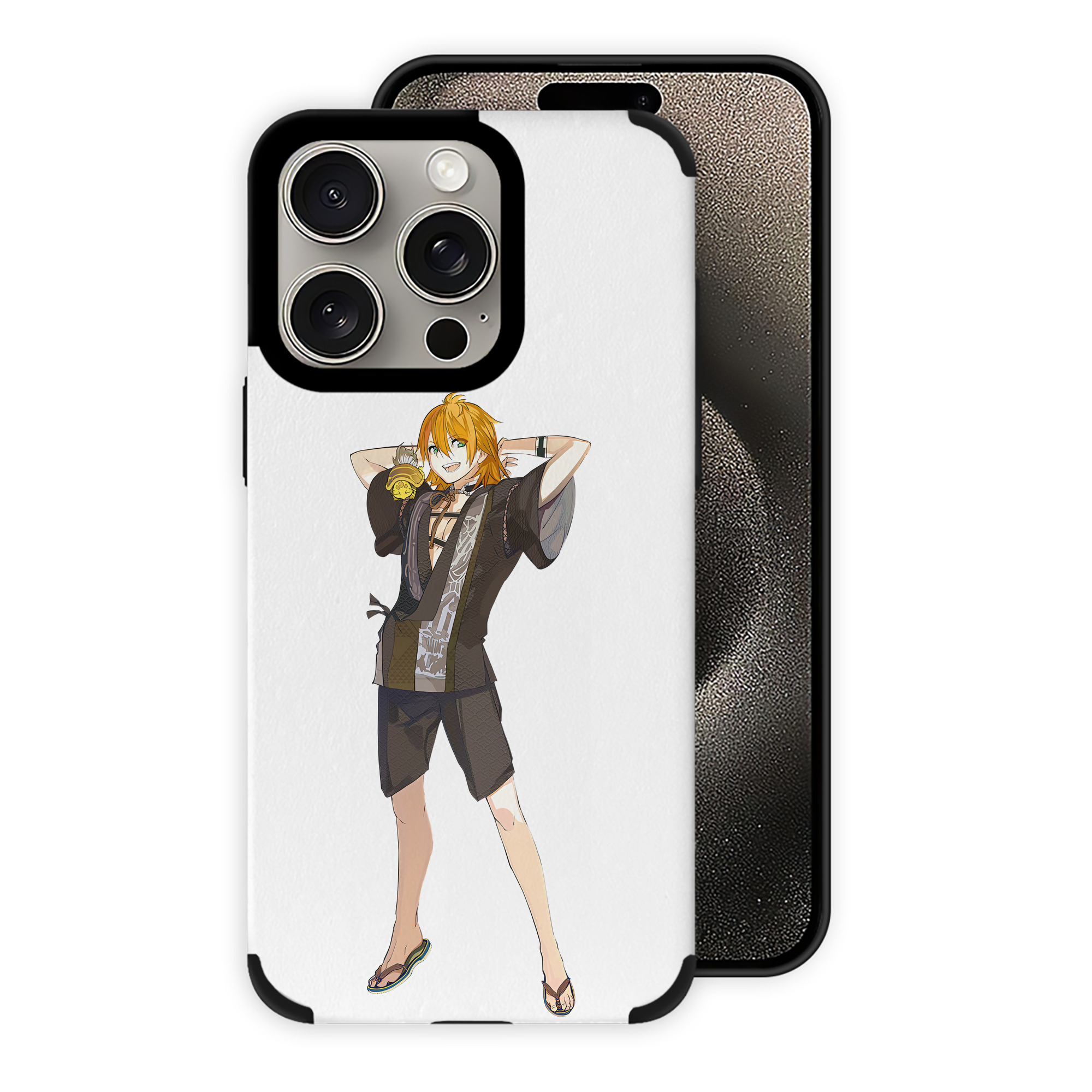（画像用） 刀剣乱舞 Touken Ranbu 【iPhone15ProMax対応】 PUレザー スマホケース 耐衝撃＆黄変防止