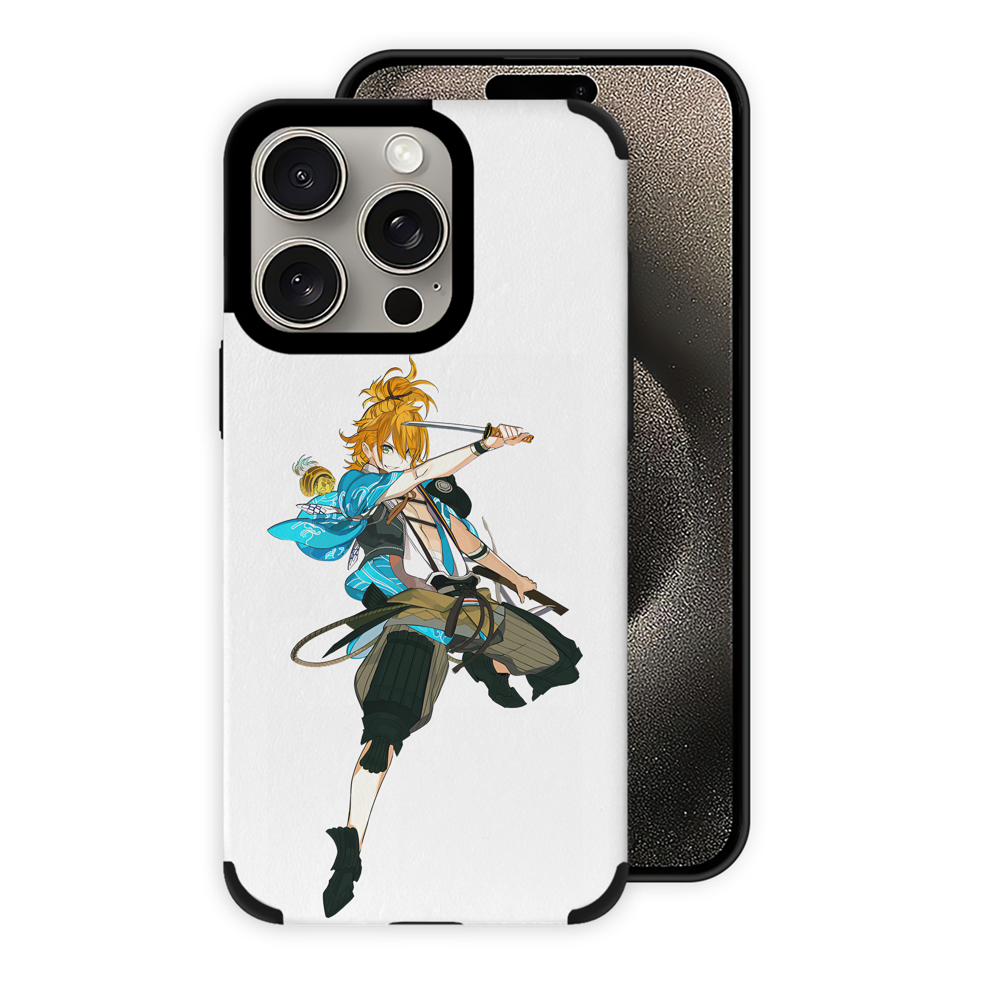 （画像用） 刀剣乱舞 Touken Ranbu 【iPhone15ProMax対応】 PUレザー スマホケース 耐衝撃＆黄変防止