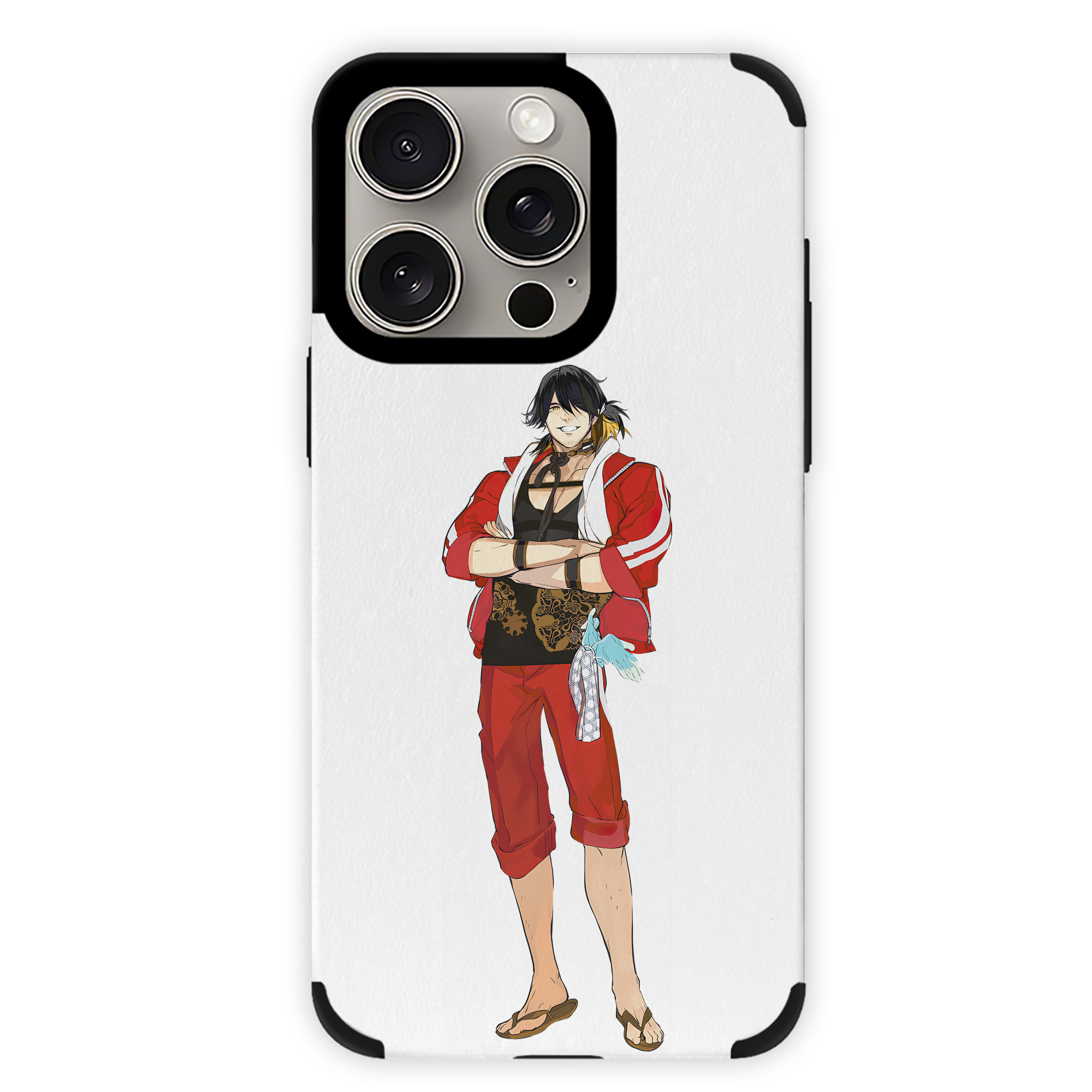 （画像用） 刀剣乱舞 Touken Ranbu 【iPhone15ProMax対応】 PUレザー スマホケース 耐衝撃＆黄変防止