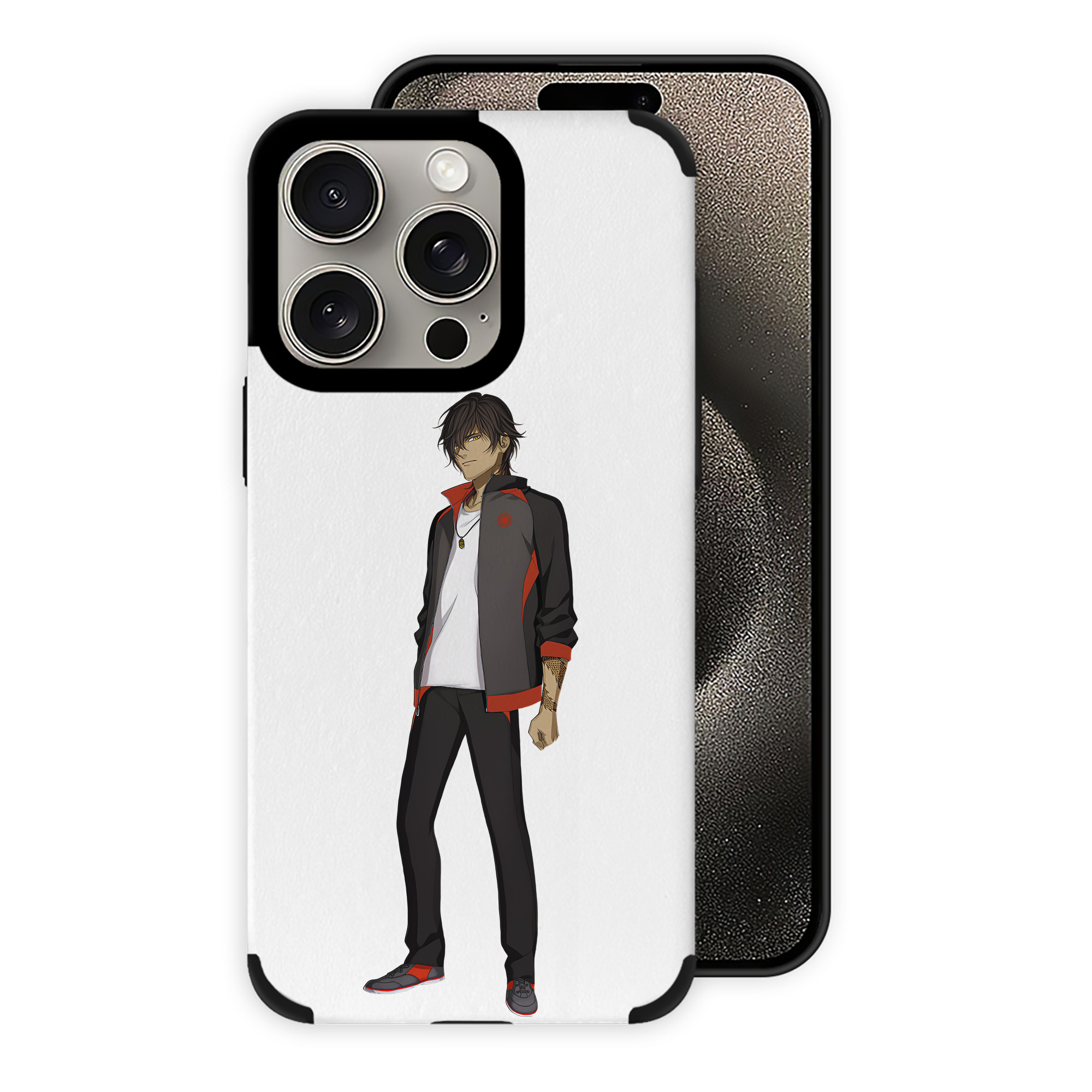 （画像用） 刀剣乱舞 Touken Ranbu 【iPhone15ProMax対応】 PUレザー スマホケース 耐衝撃＆黄変防止