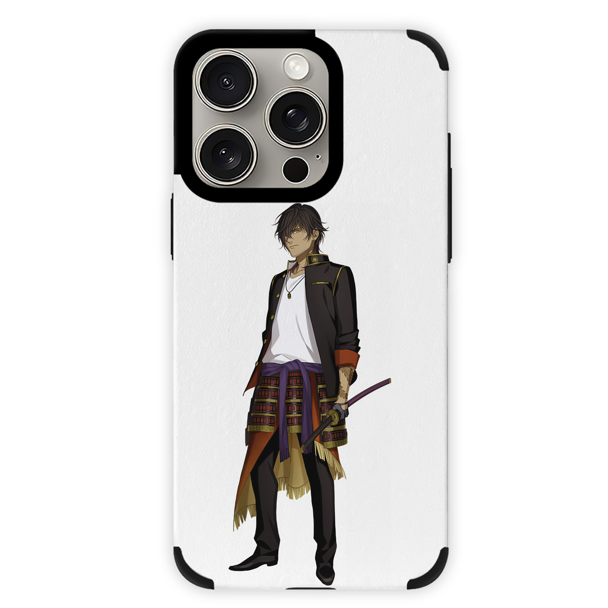 （画像用） 刀剣乱舞 Touken Ranbu 【iPhone15ProMax対応】 PUレザー スマホケース 耐衝撃＆黄変防止