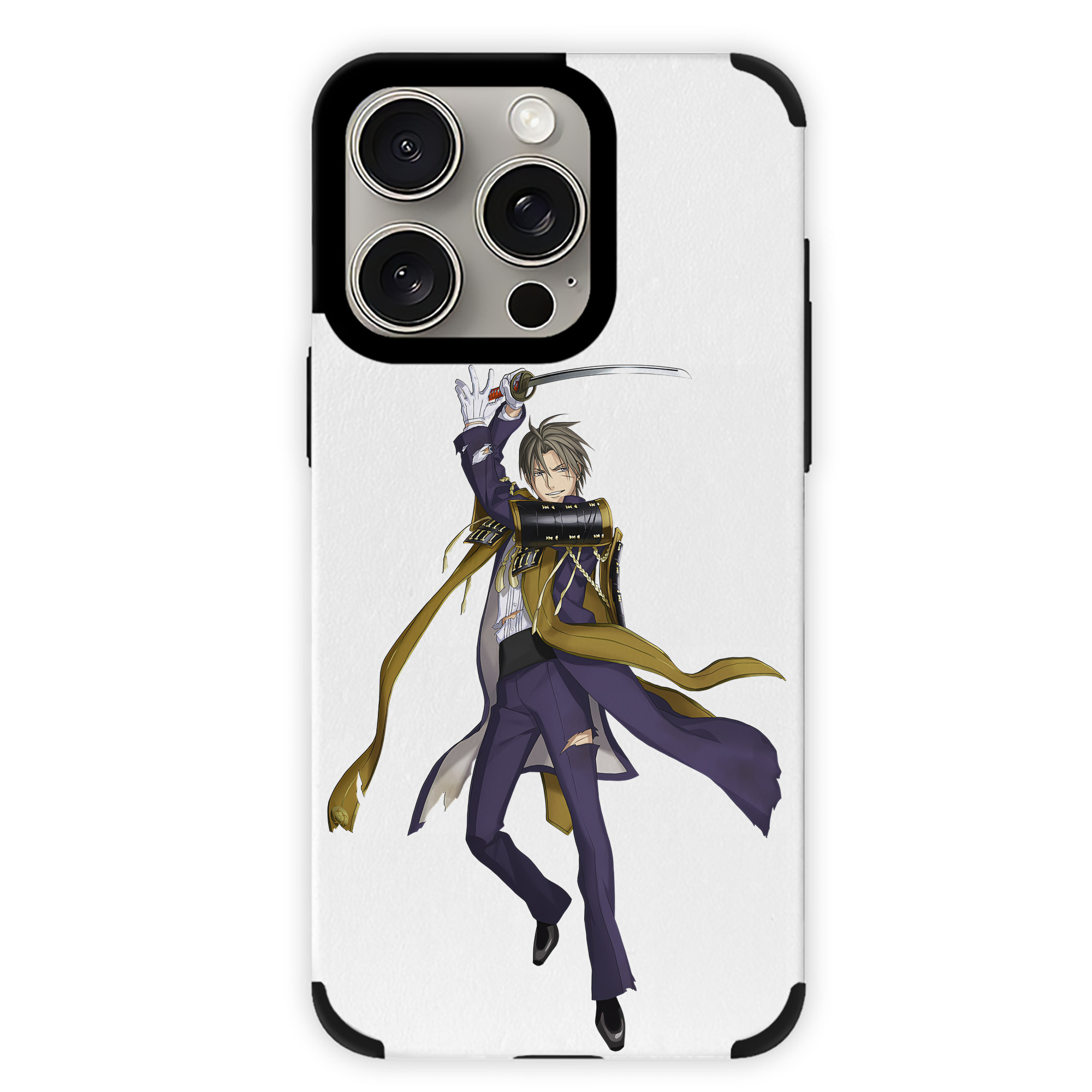 （画像用） 刀剣乱舞 Touken Ranbu 【iPhone15ProMax対応】 PUレザー スマホケース 耐衝撃＆黄変防止