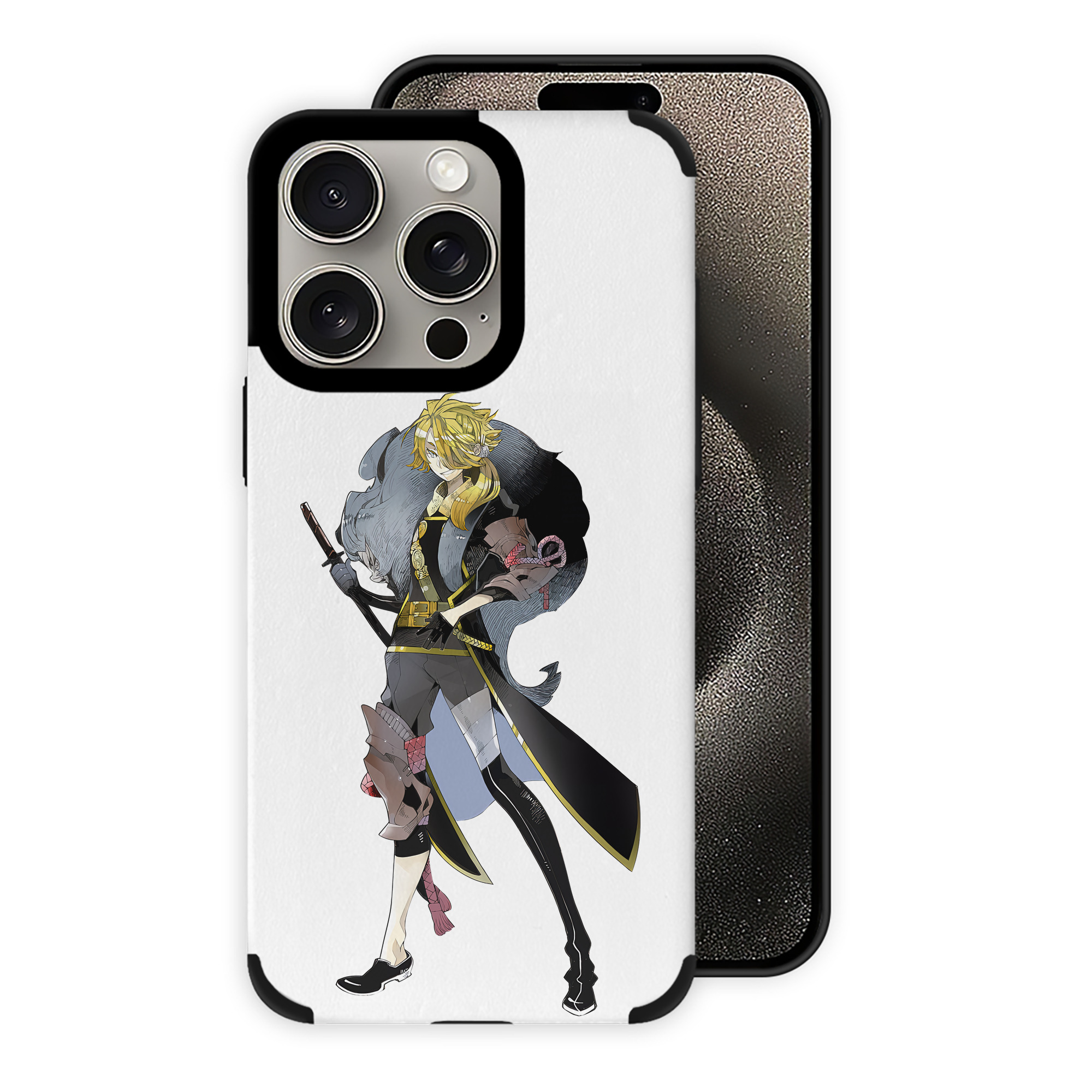 （画像用） 刀剣乱舞 Touken Ranbu 【iPhone15ProMax対応】 PUレザー スマホケース 耐衝撃＆黄変防止