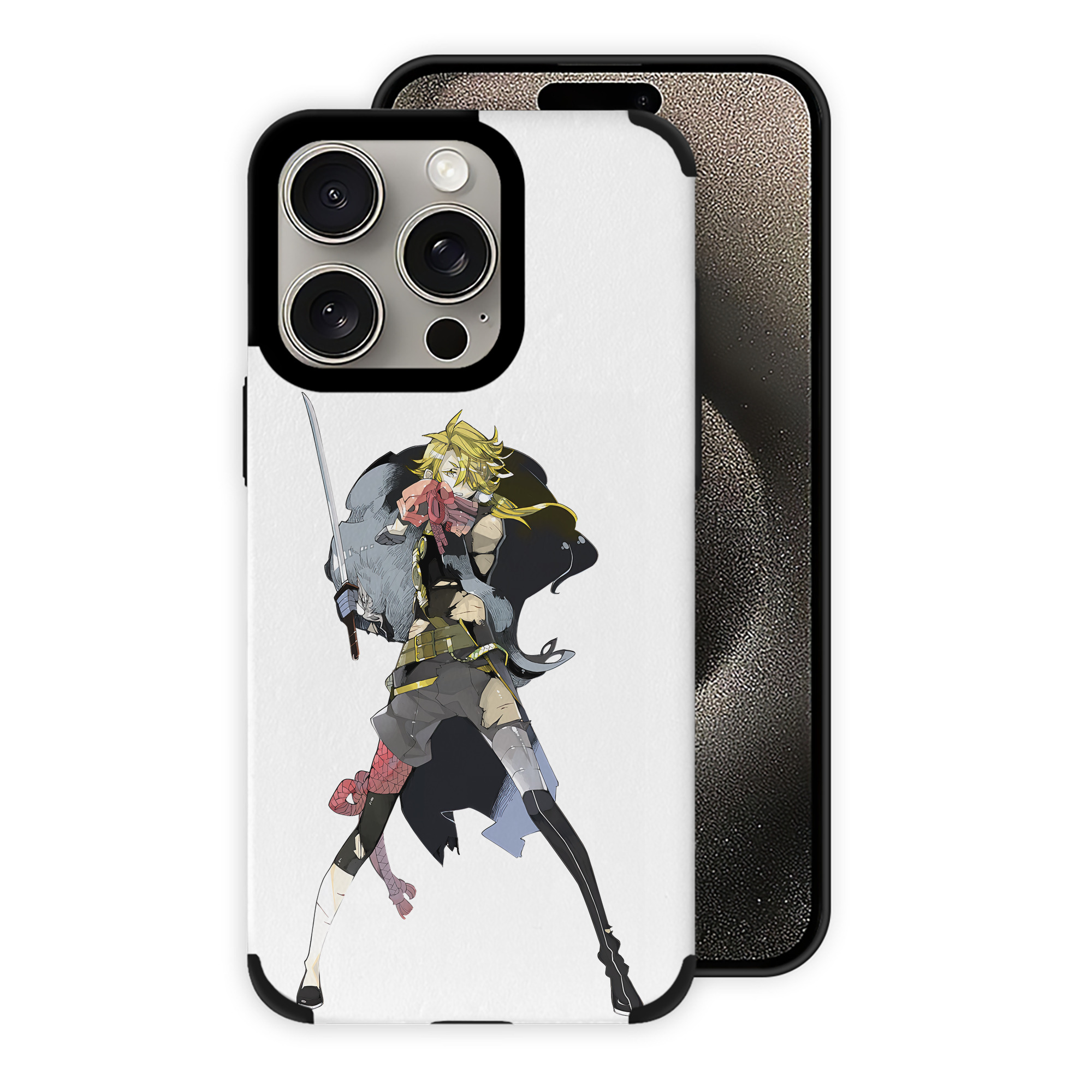 （画像用） 刀剣乱舞 Touken Ranbu 【iPhone15ProMax対応】 PUレザー スマホケース 耐衝撃＆黄変防止
