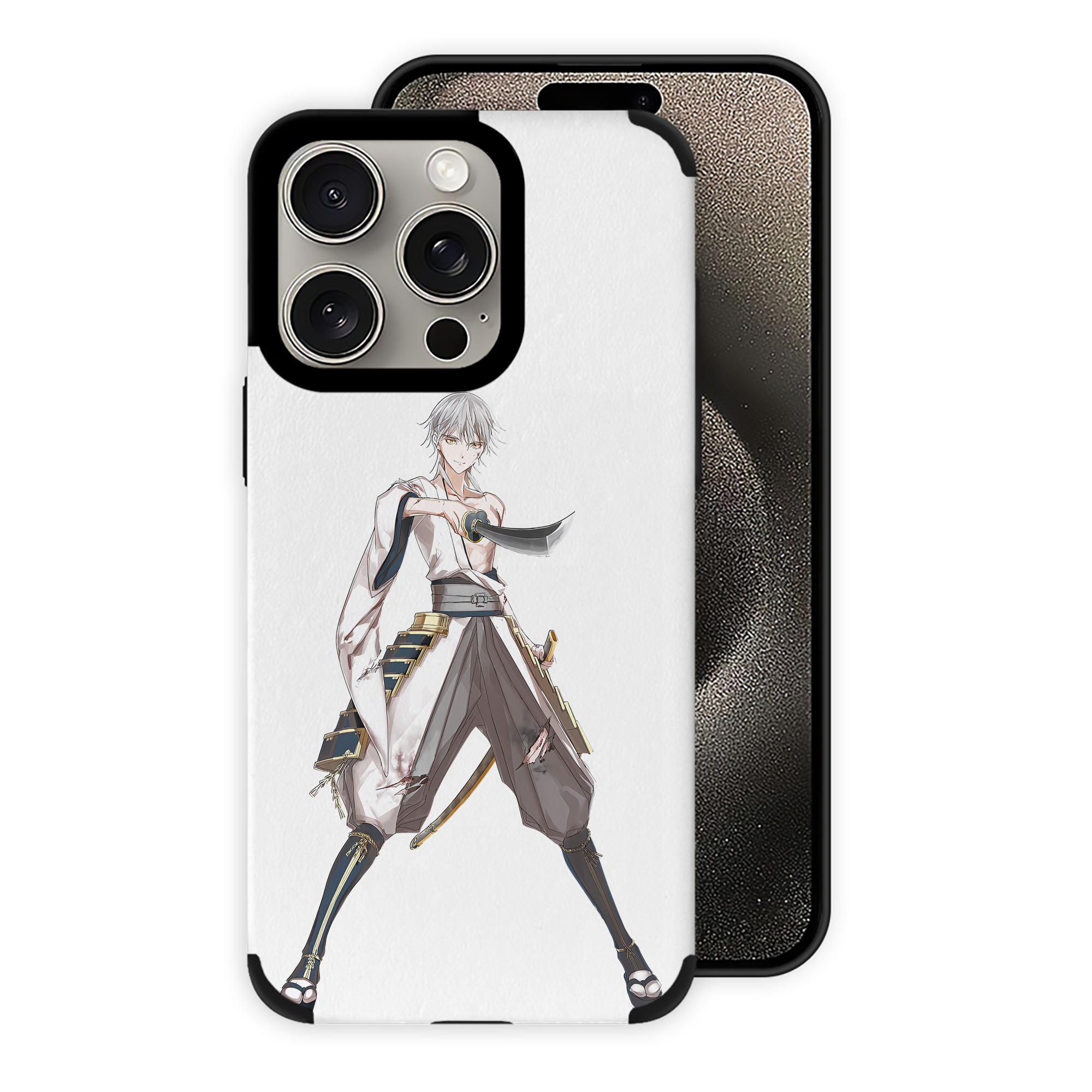 （画像用） 刀剣乱舞 Touken Ranbu 【iPhone15ProMax対応】 PUレザー スマホケース 耐衝撃＆黄変防止