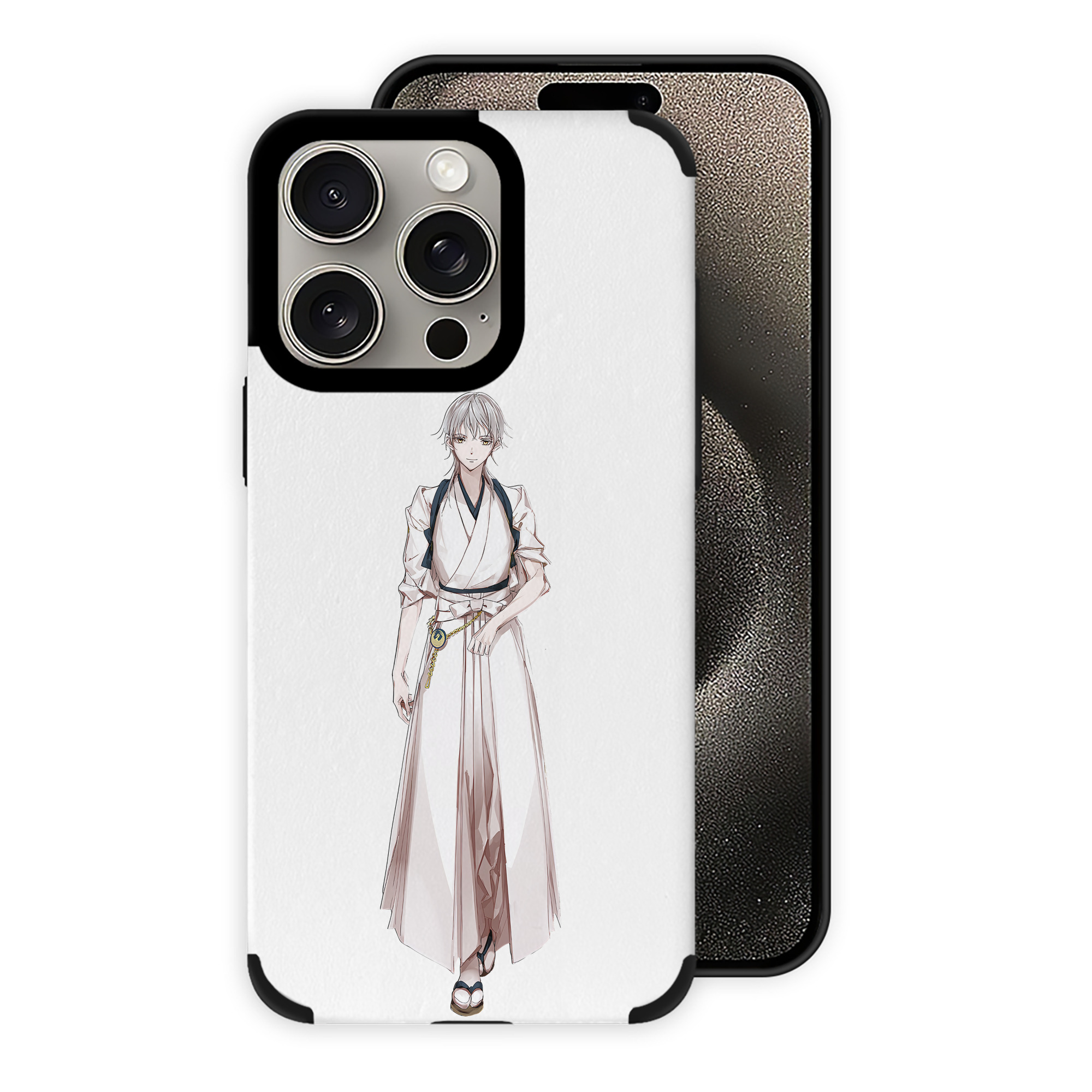 （画像用） 刀剣乱舞 Touken Ranbu 【iPhone15ProMax対応】 PUレザー スマホケース 耐衝撃＆黄変防止