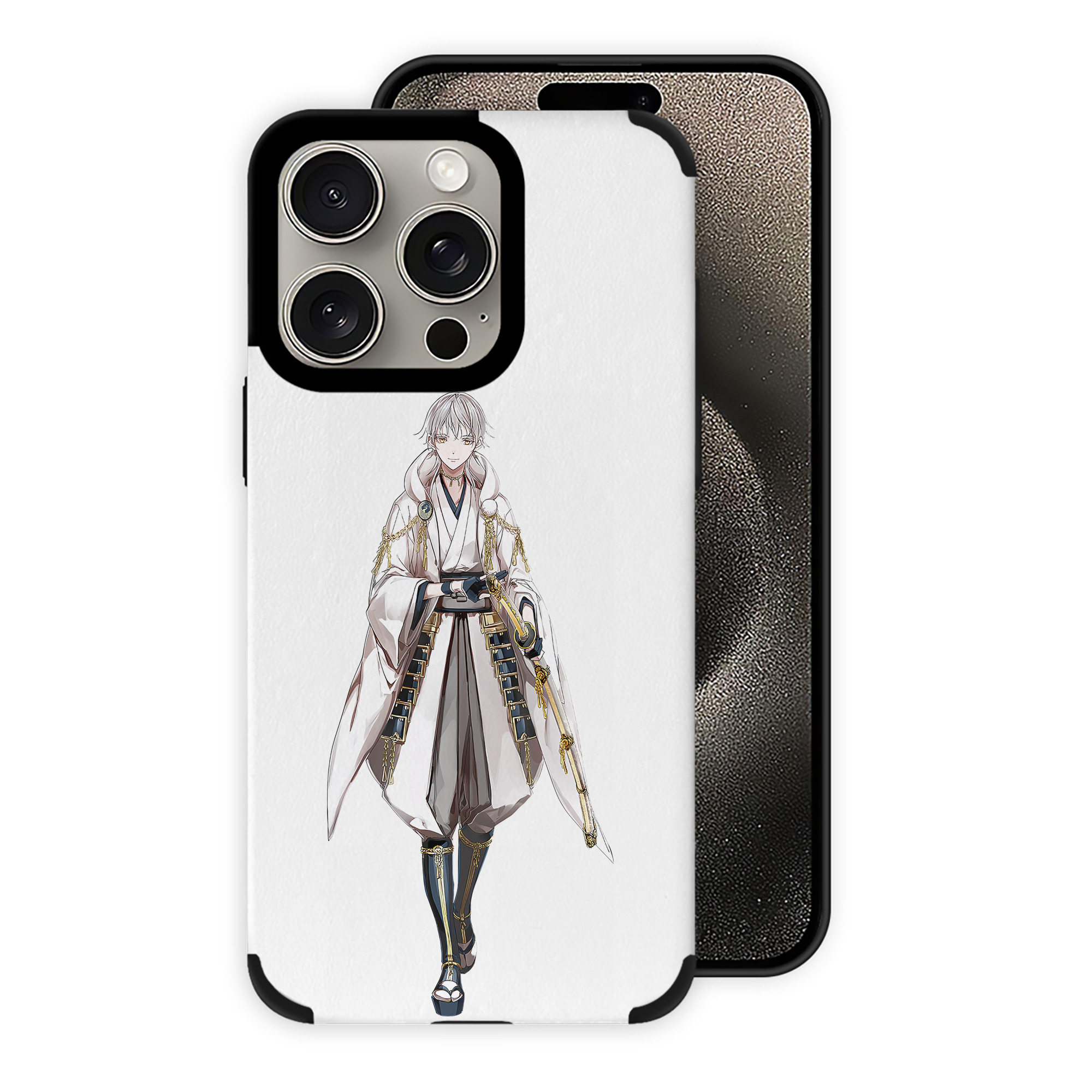 （画像用） 刀剣乱舞 Touken Ranbu 【iPhone15ProMax対応】 PUレザー スマホケース 耐衝撃＆黄変防止