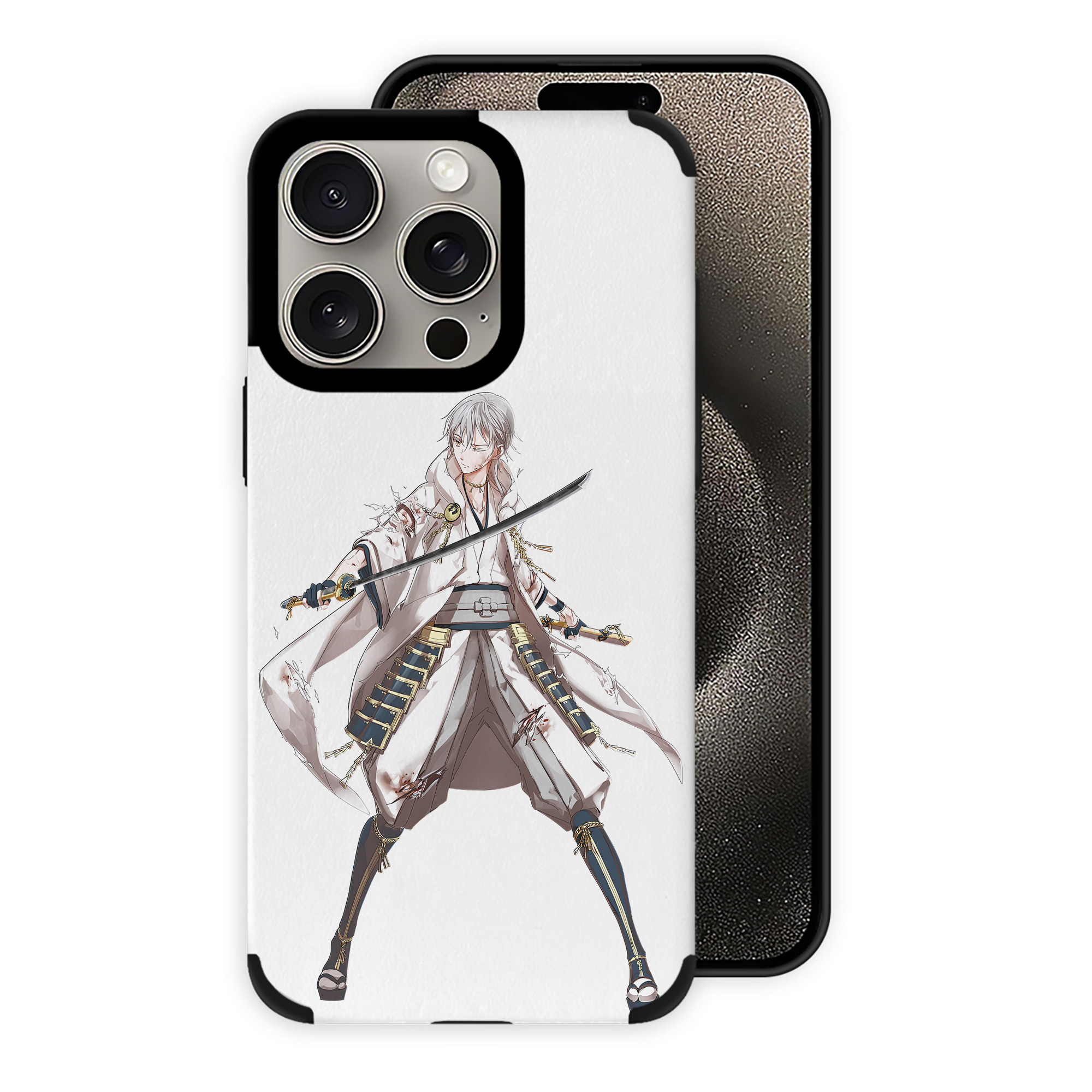 （画像用） 刀剣乱舞 Touken Ranbu 【iPhone15ProMax対応】 PUレザー スマホケース 耐衝撃＆黄変防止