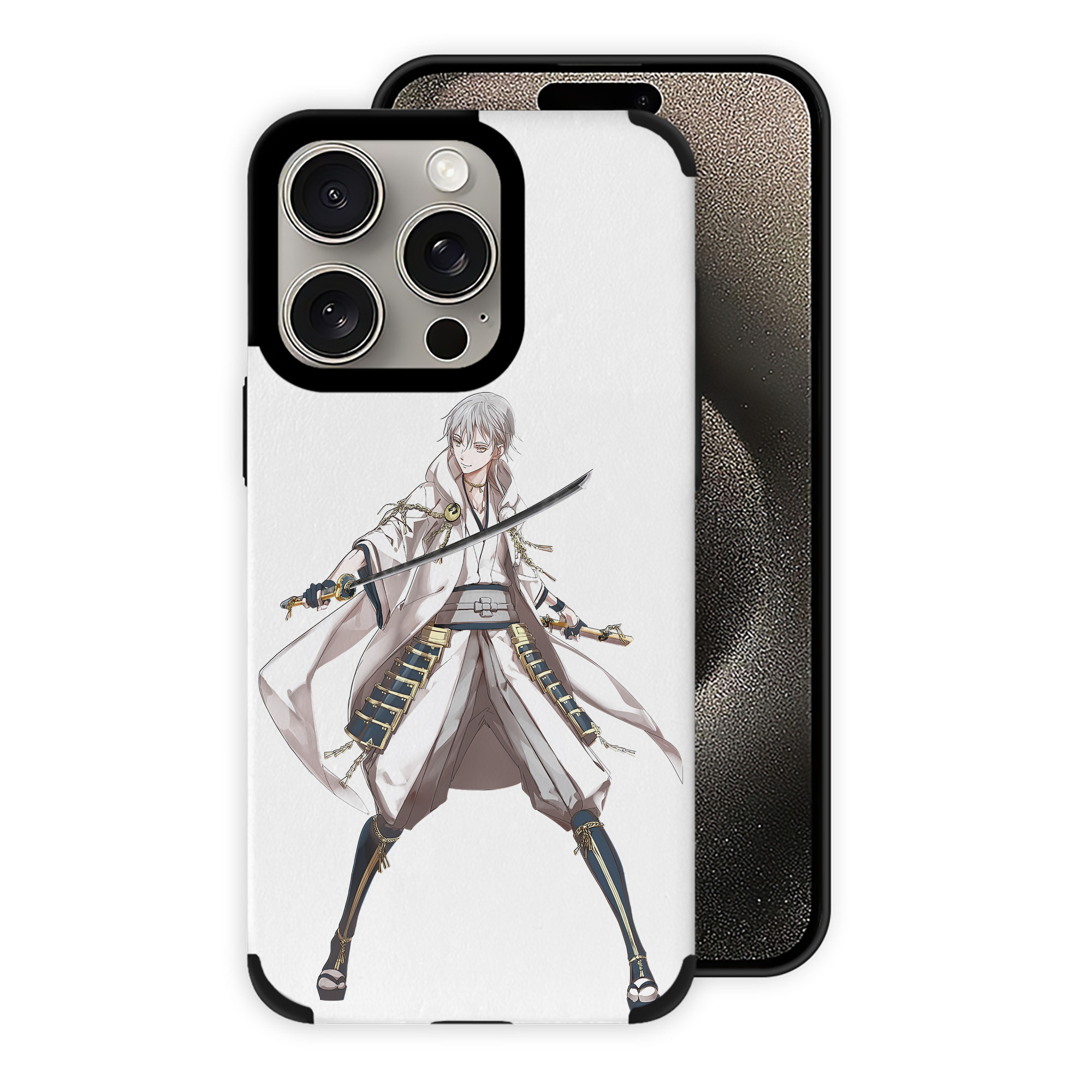 （画像用） 刀剣乱舞 Touken Ranbu 【iPhone15ProMax対応】 PUレザー スマホケース 耐衝撃＆黄変防止