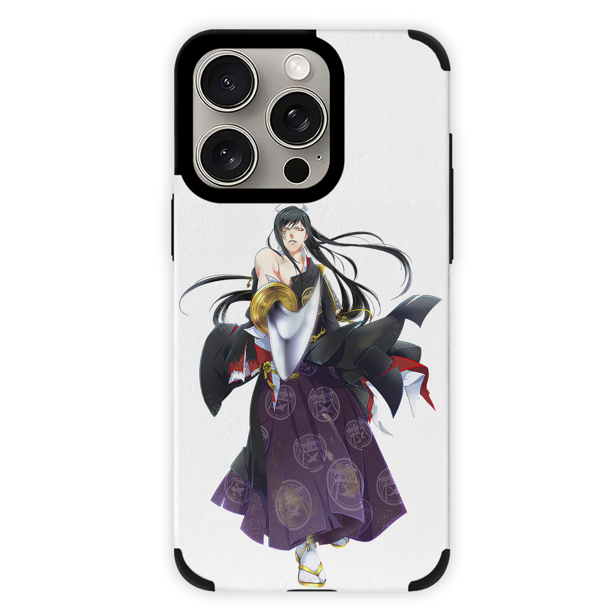 （画像用） 刀剣乱舞 Touken Ranbu 【iPhone15ProMax対応】 PUレザー スマホケース 耐衝撃＆黄変防止