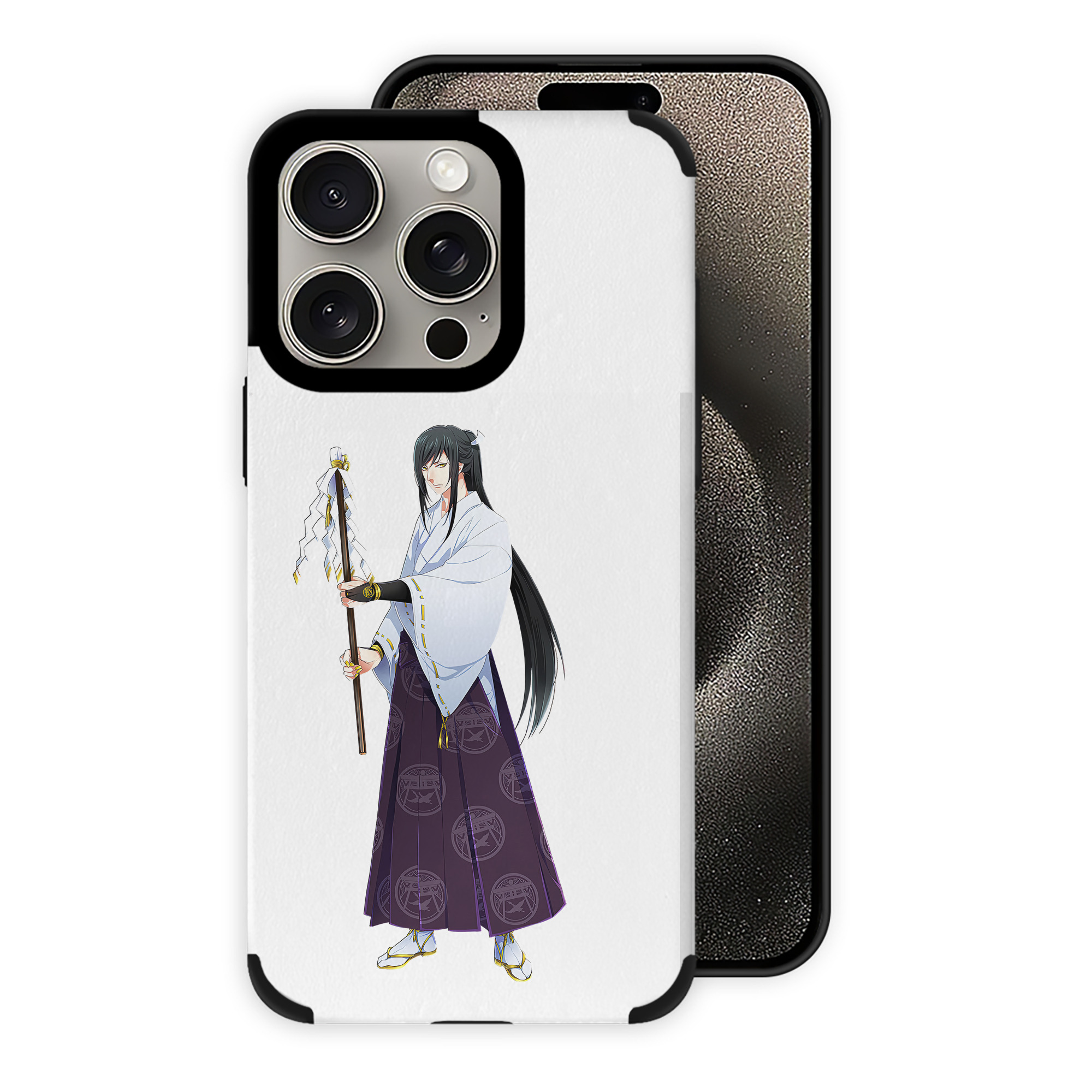 （画像用） 刀剣乱舞 Touken Ranbu 【iPhone15ProMax対応】 PUレザー スマホケース 耐衝撃＆黄変防止