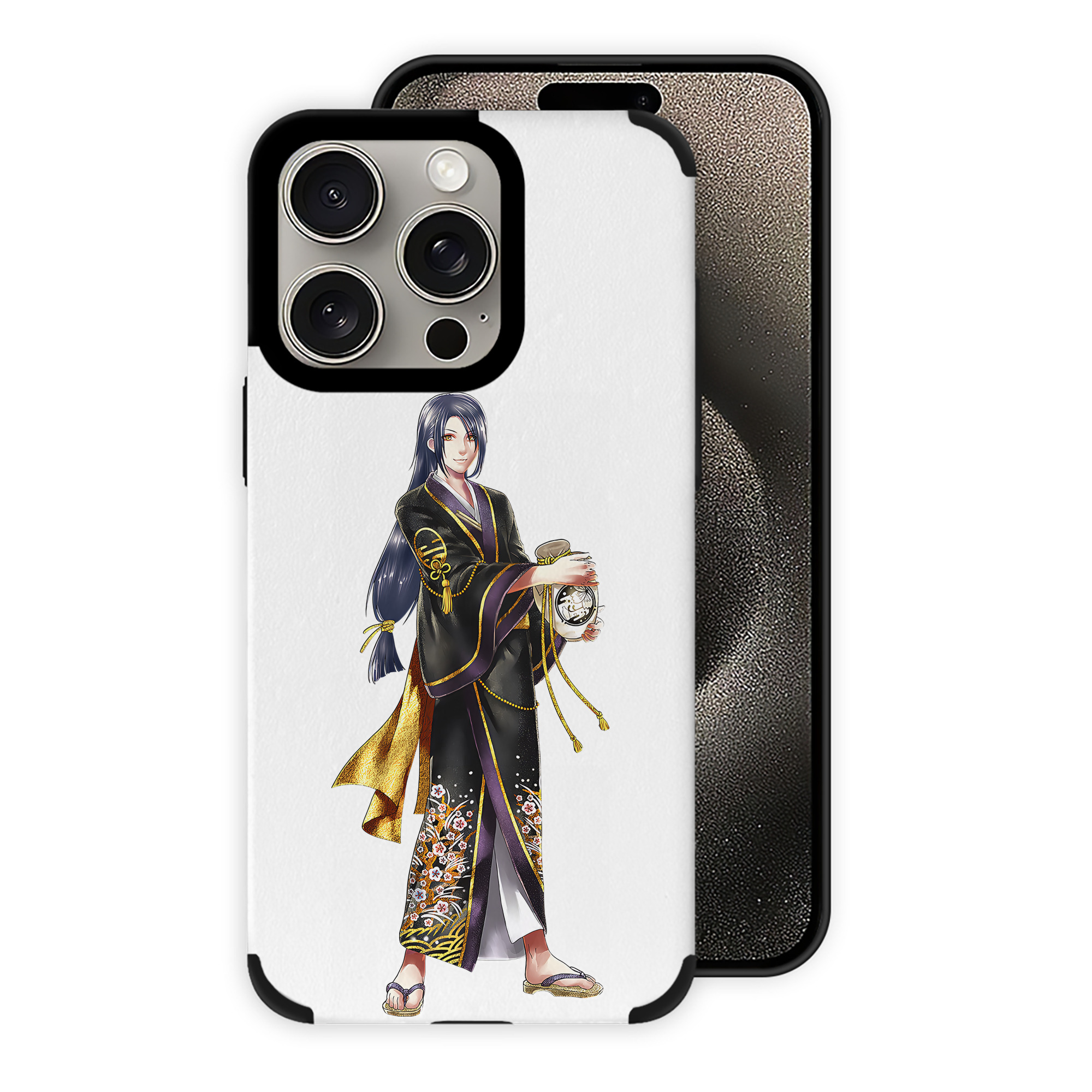 （画像用） 刀剣乱舞 Touken Ranbu 【iPhone15ProMax対応】 PUレザー スマホケース 耐衝撃＆黄変防止