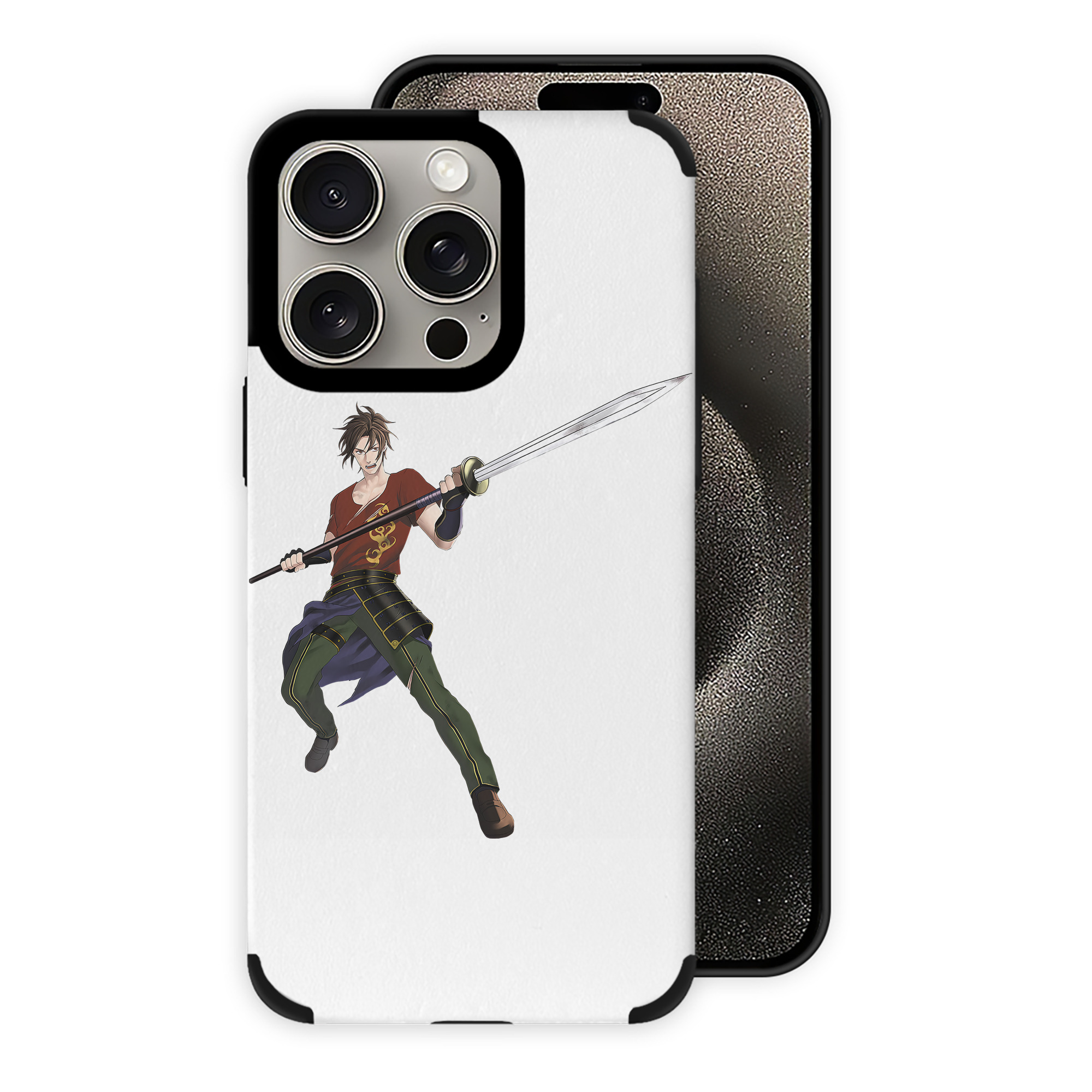 （画像用） 刀剣乱舞 Touken Ranbu 【iPhone15ProMax対応】 PUレザー スマホケース 耐衝撃＆黄変防止