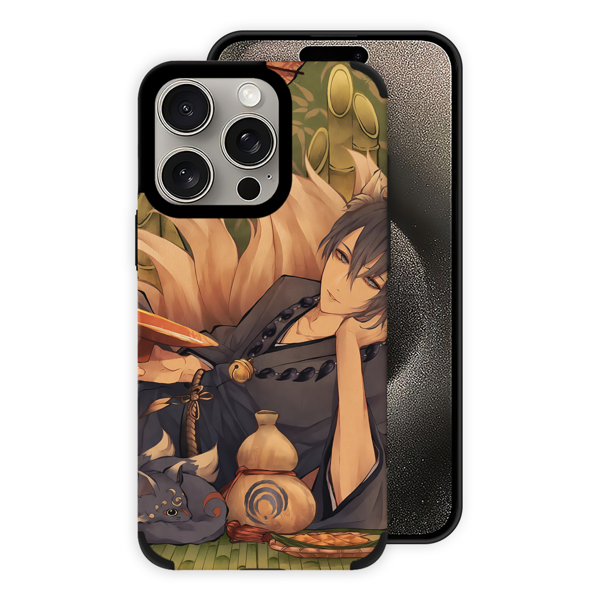 （画像用） 刀剣乱舞 Touken Ranbu 【iPhone15ProMax対応】 PUレザー スマホケース 耐衝撃＆黄変防止