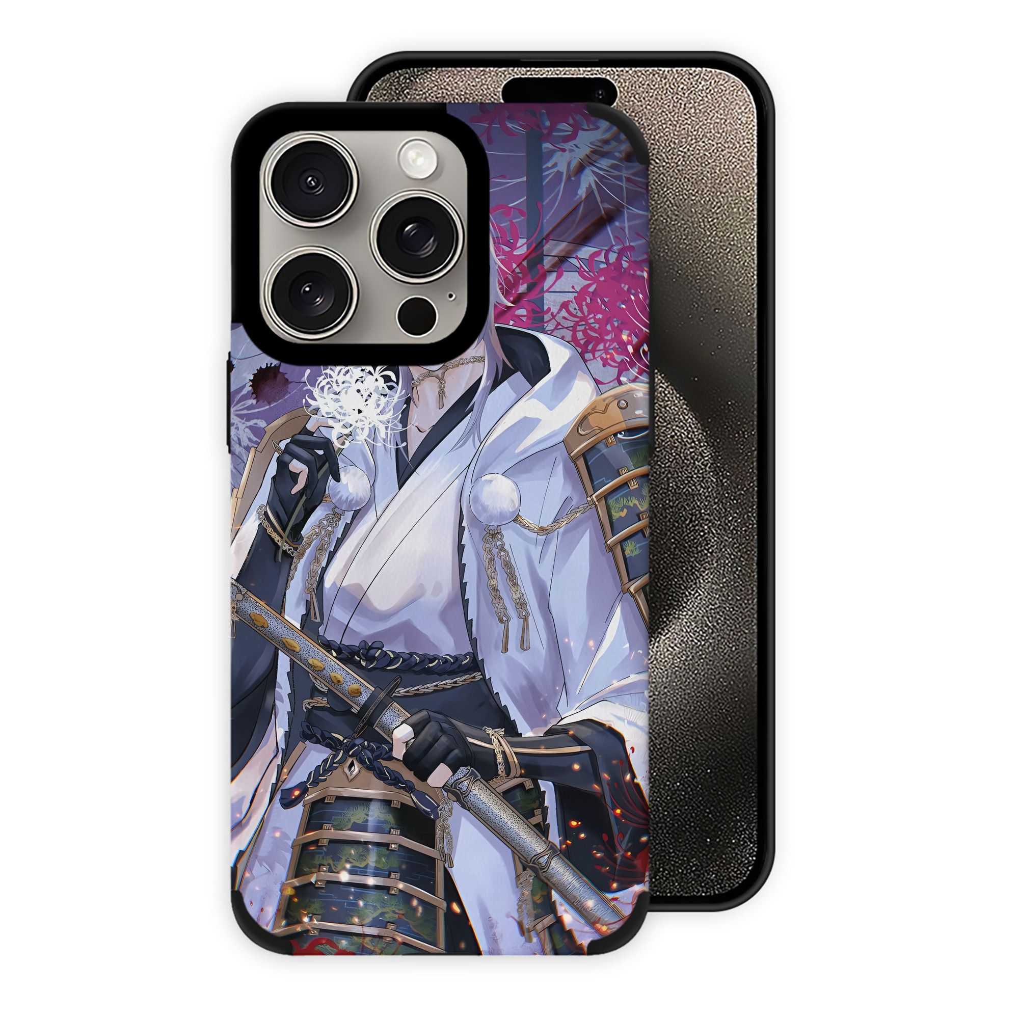 （画像用） 刀剣乱舞 Touken Ranbu 【iPhone15ProMax対応】 PUレザー スマホケース 耐衝撃＆黄変防止
