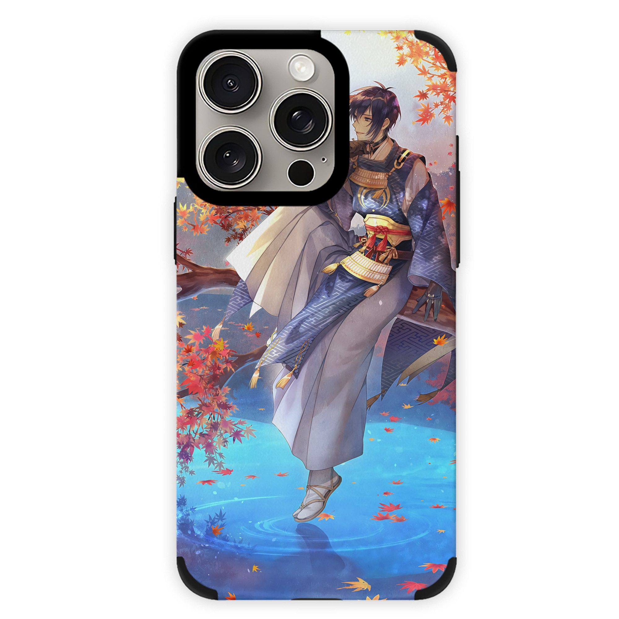 （画像用） 刀剣乱舞 Touken Ranbu 【iPhone15ProMax対応】 PUレザー スマホケース 耐衝撃＆黄変防止