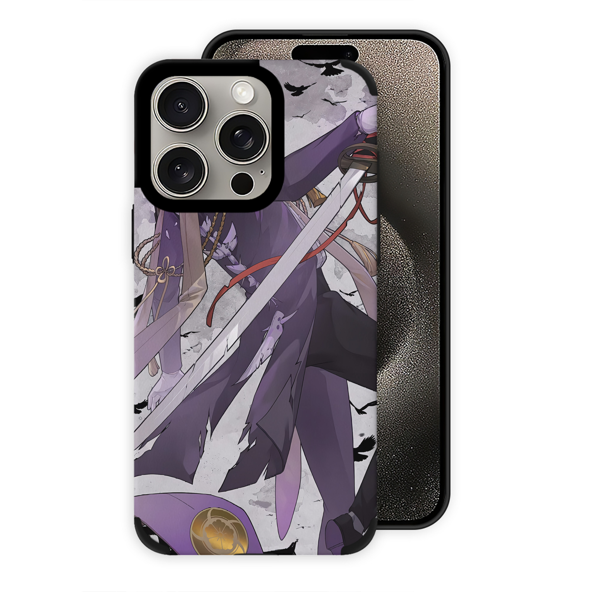 （画像用） 刀剣乱舞 Touken Ranbu 【iPhone15ProMax対応】 PUレザー スマホケース 耐衝撃＆黄変防止