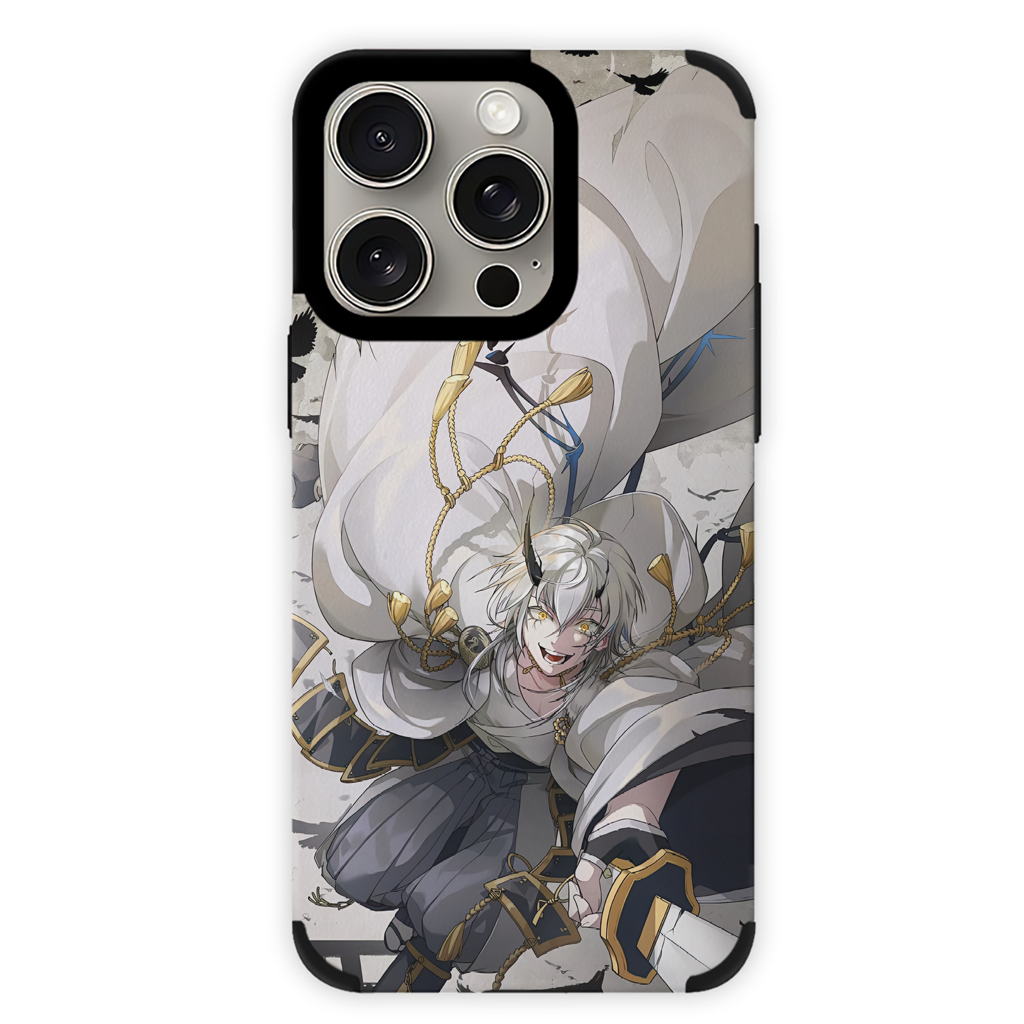（画像用） 刀剣乱舞 Touken Ranbu 【iPhone15ProMax対応】 PUレザー スマホケース 耐衝撃＆黄変防止
