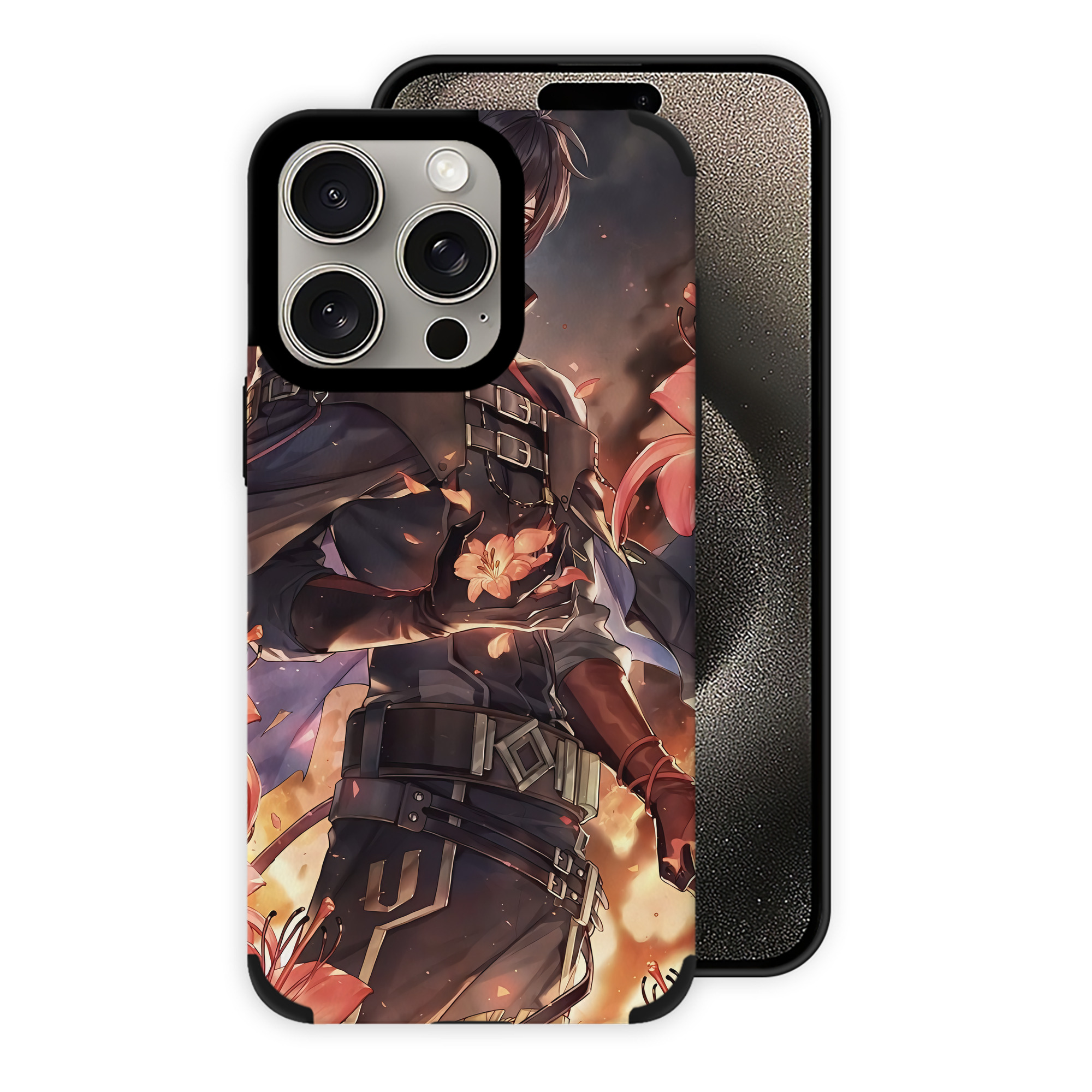 （画像用） 刀剣乱舞 Touken Ranbu 【iPhone15ProMax対応】 PUレザー スマホケース 耐衝撃＆黄変防止