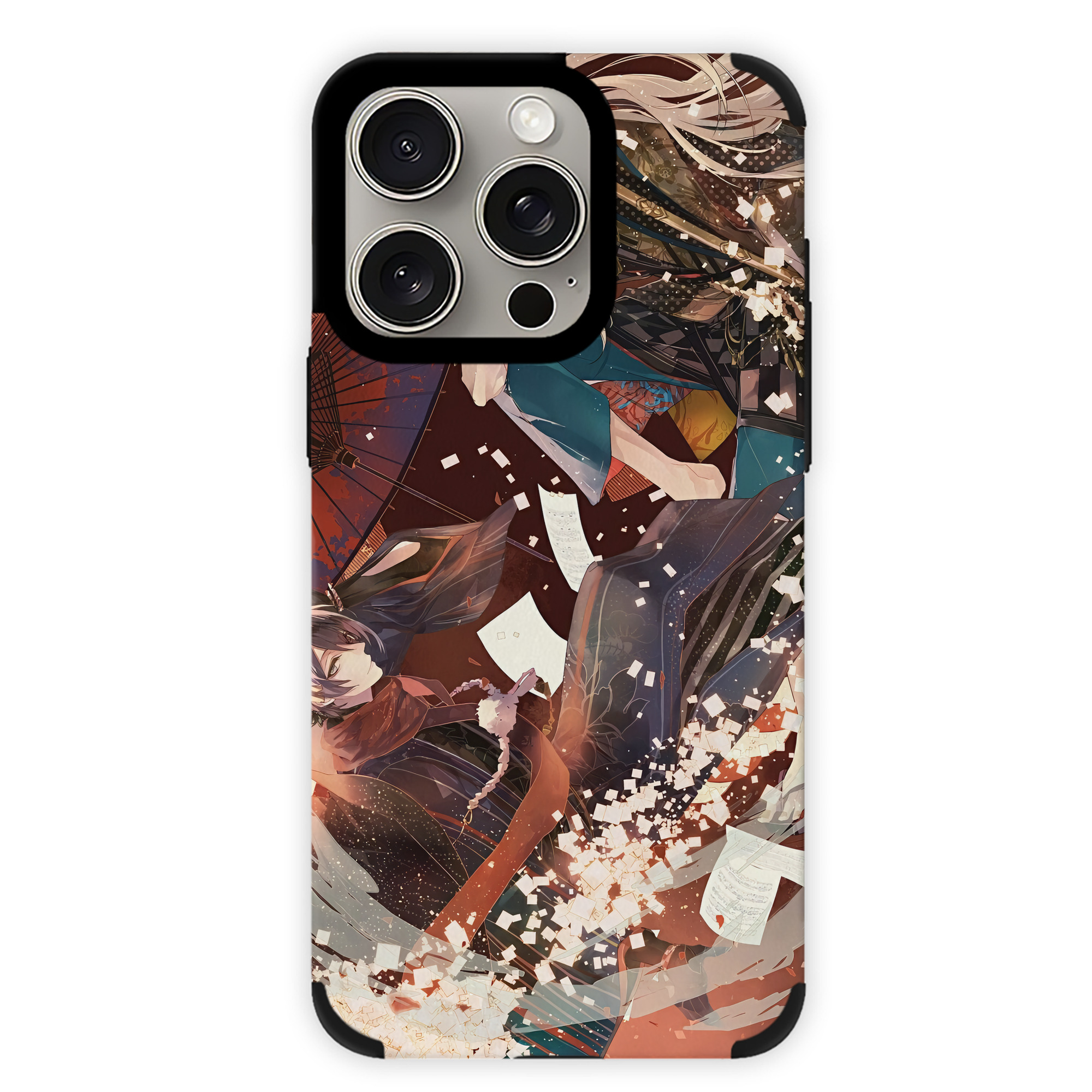 （画像用） 刀剣乱舞 Touken Ranbu 【iPhone15ProMax対応】 PUレザー スマホケース 耐衝撃＆黄変防止