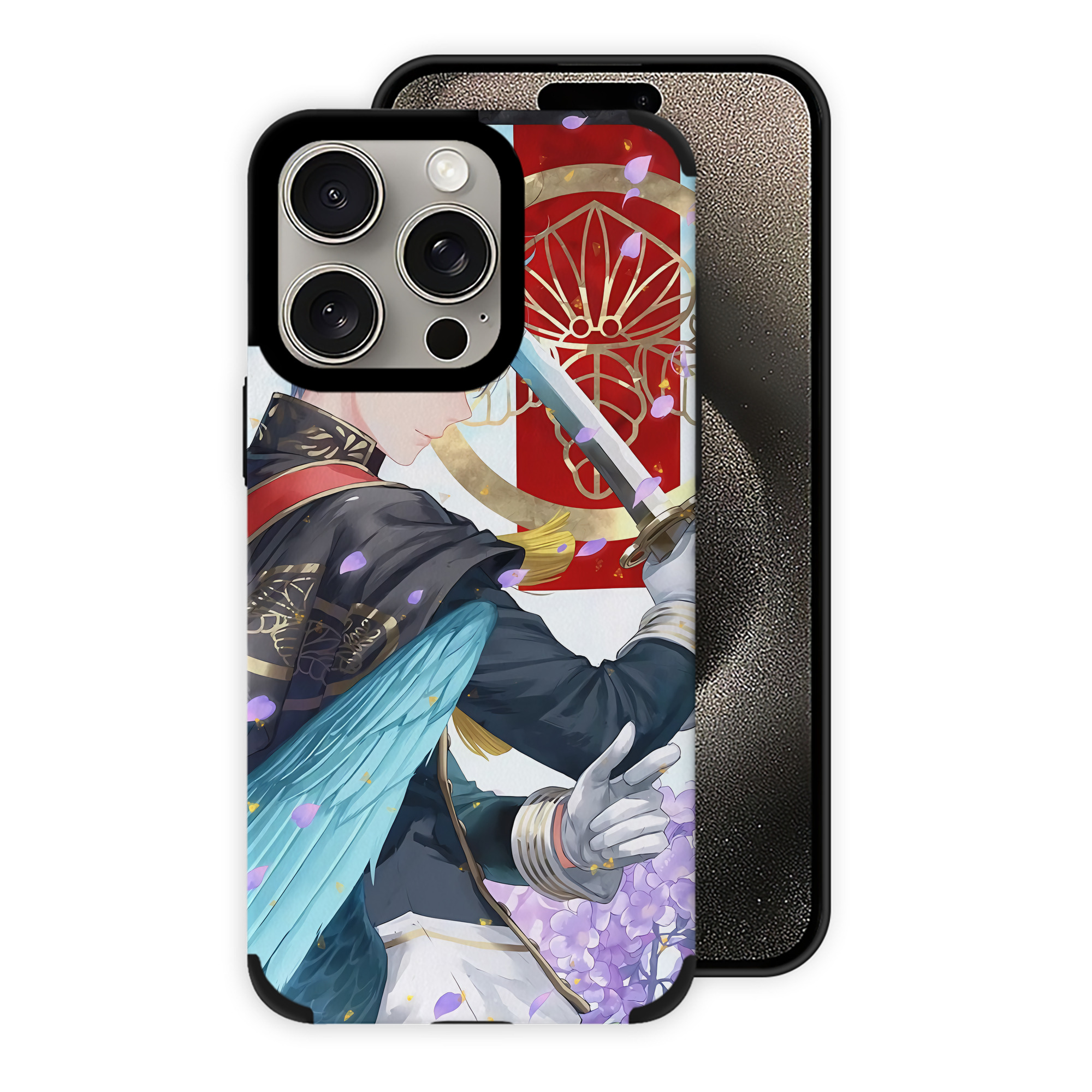 （画像用） 刀剣乱舞 Touken Ranbu 【iPhone15ProMax対応】 PUレザー スマホケース 耐衝撃＆黄変防止