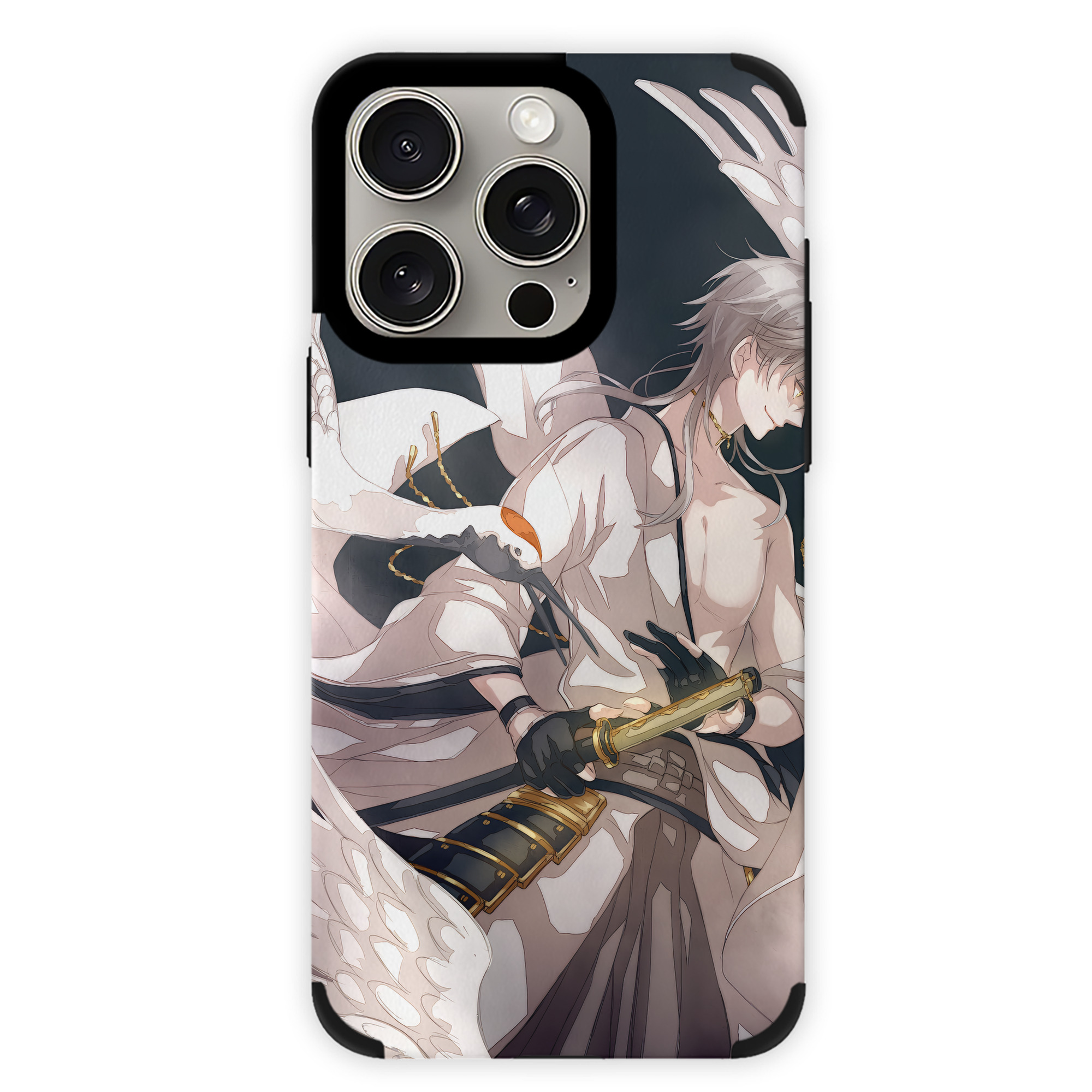 （画像用） 刀剣乱舞 Touken Ranbu 【iPhone15ProMax対応】 PUレザー スマホケース 耐衝撃＆黄変防止