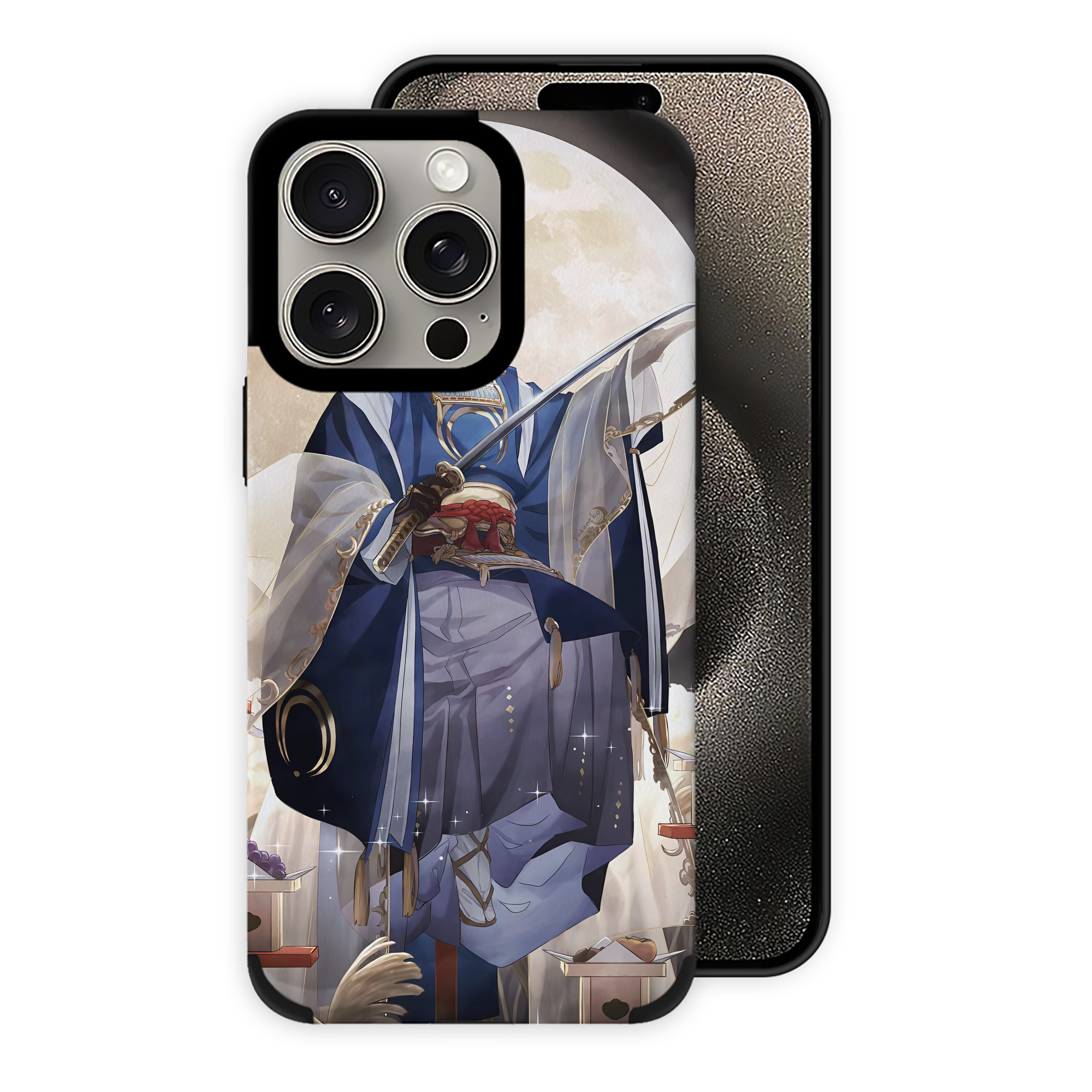 （画像用） 刀剣乱舞 Touken Ranbu 【iPhone15ProMax対応】 PUレザー スマホケース 耐衝撃＆黄変防止