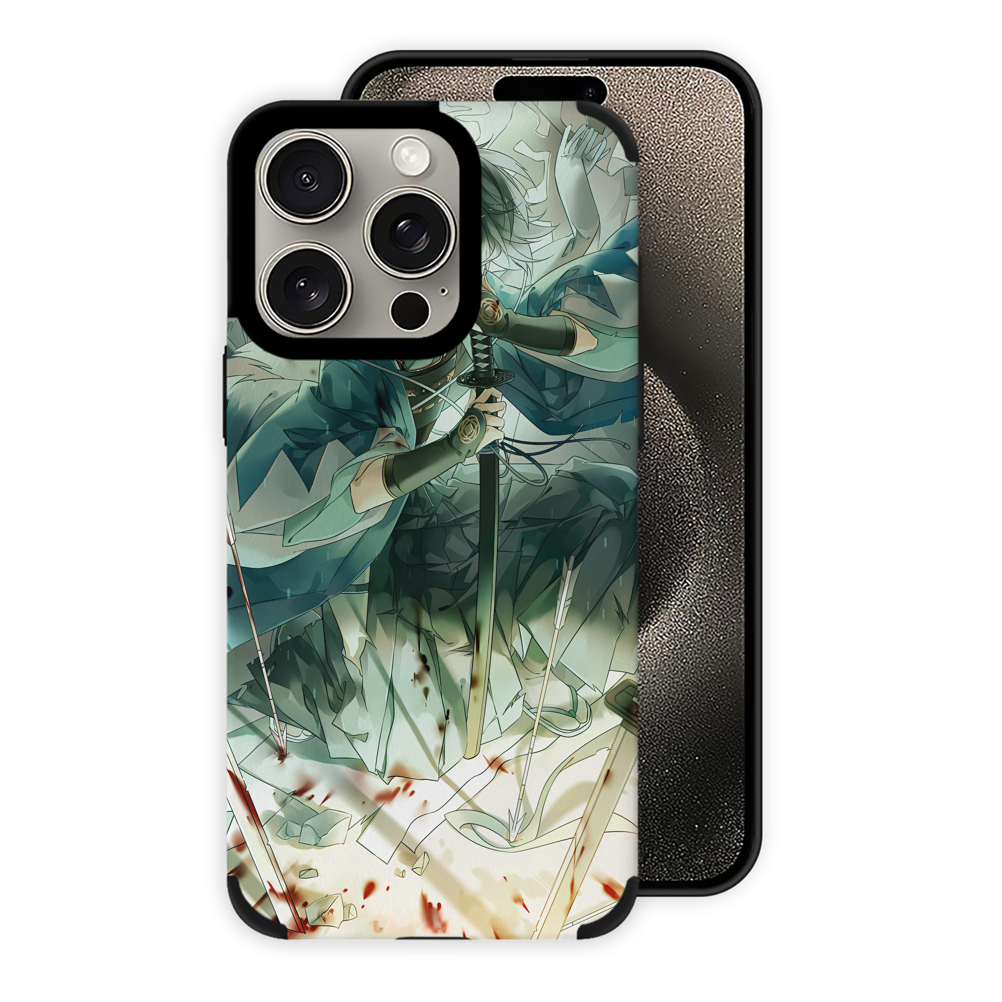（画像用） 刀剣乱舞 Touken Ranbu 【iPhone15ProMax対応】 PUレザー スマホケース 耐衝撃＆黄変防止