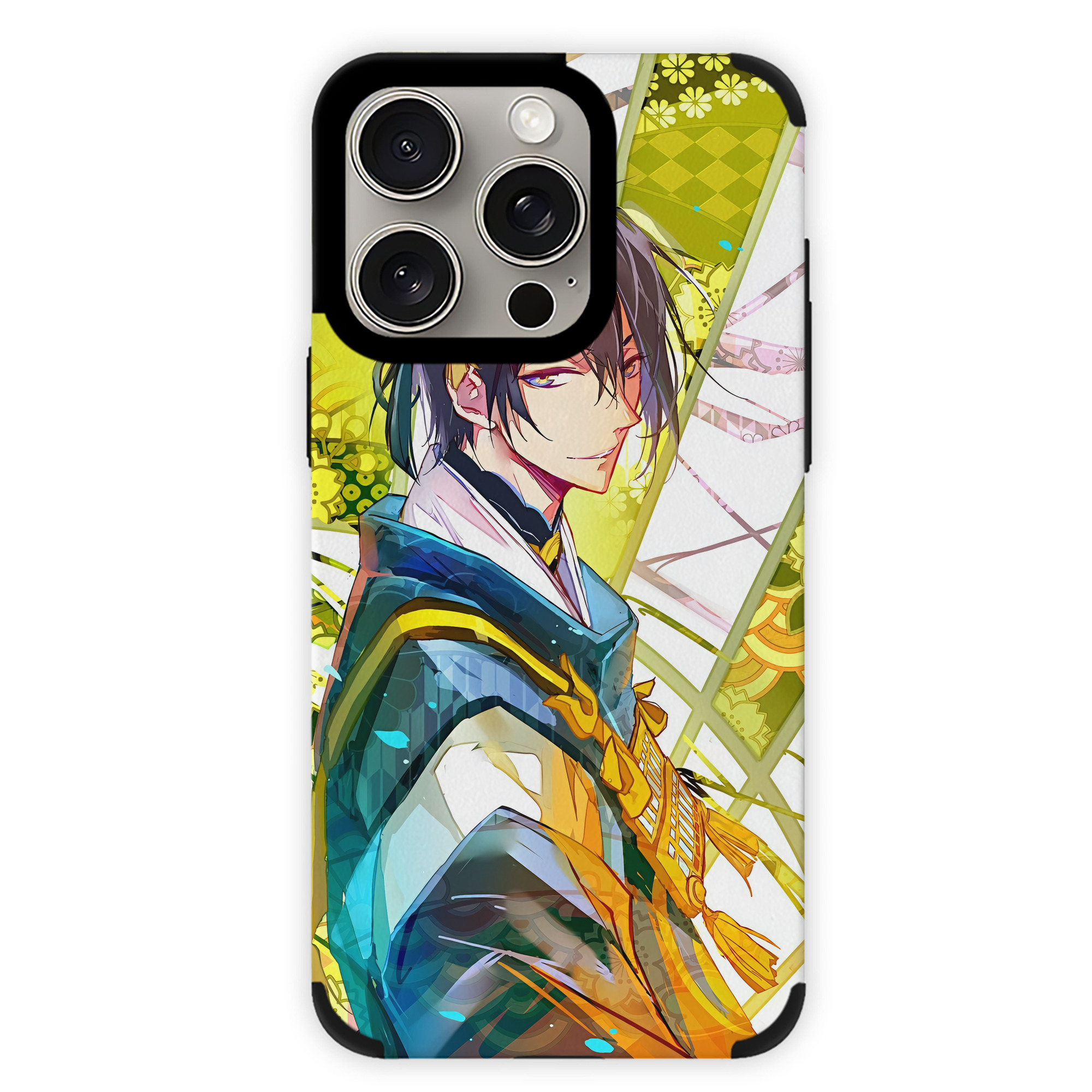 （画像用） 刀剣乱舞 Touken Ranbu 【iPhone15ProMax対応】 PUレザー スマホケース 耐衝撃＆黄変防止