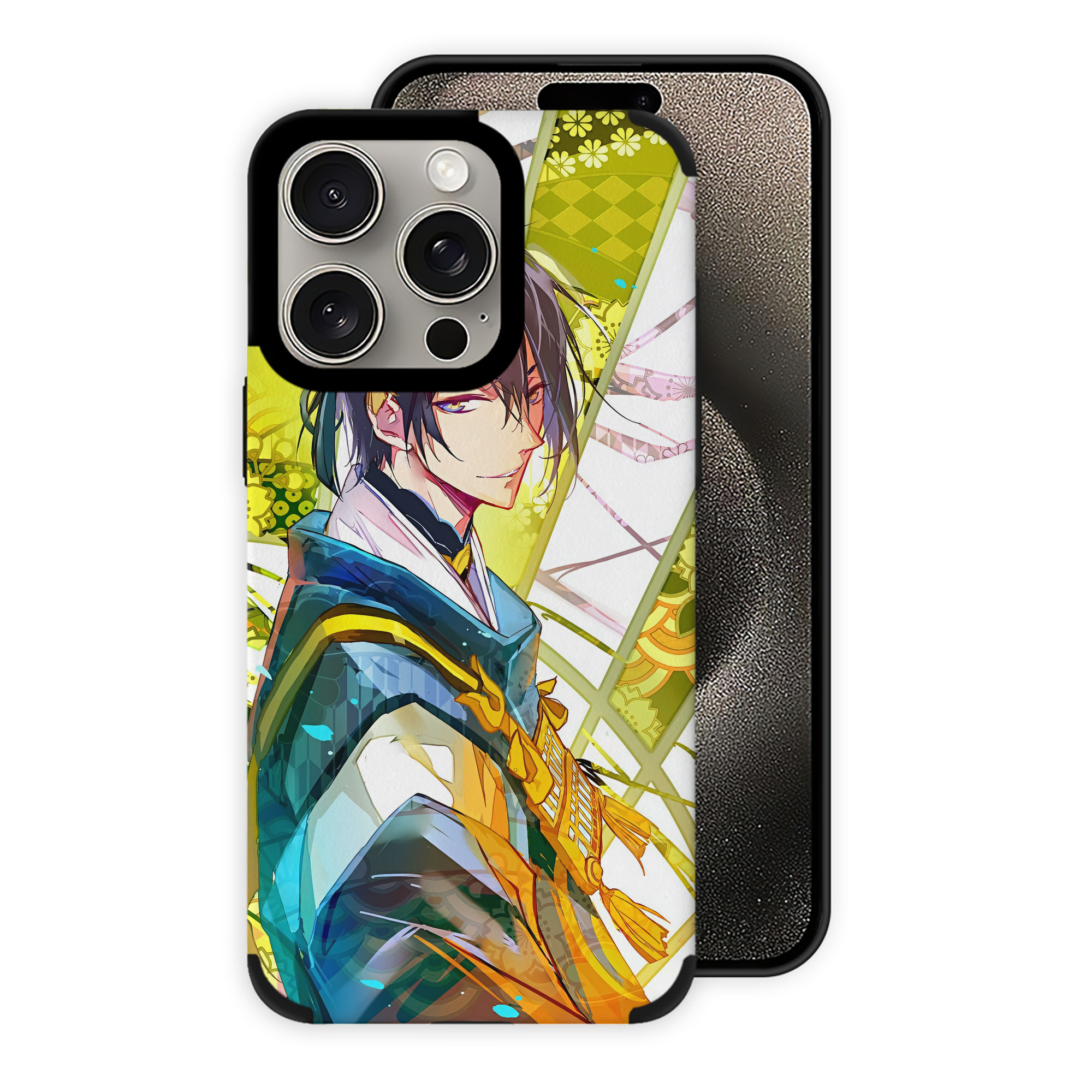 （画像用） 刀剣乱舞 Touken Ranbu 【iPhone15ProMax対応】 PUレザー スマホケース 耐衝撃＆黄変防止