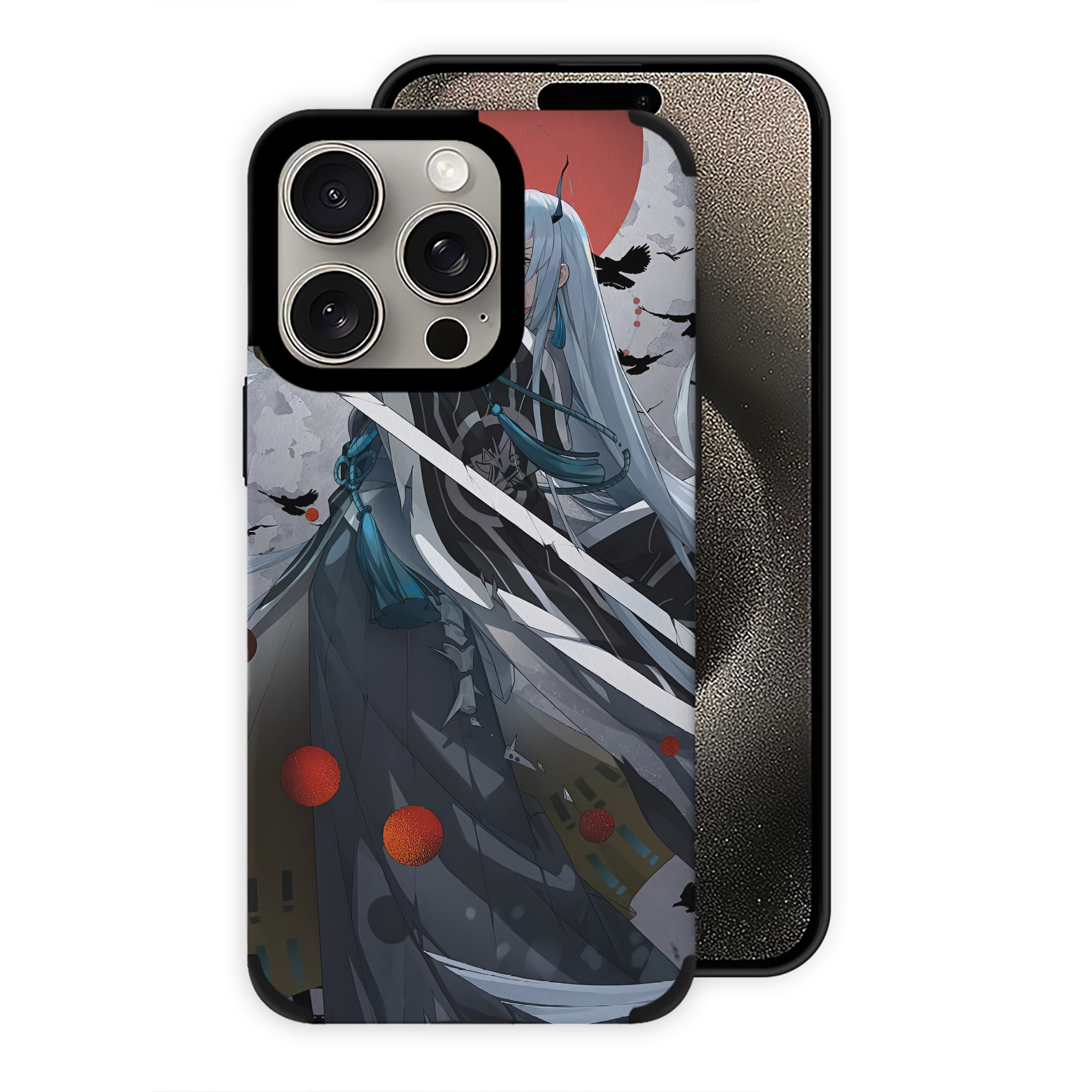 （画像用） 刀剣乱舞 Touken Ranbu 【iPhone15ProMax対応】 PUレザー スマホケース 耐衝撃＆黄変防止