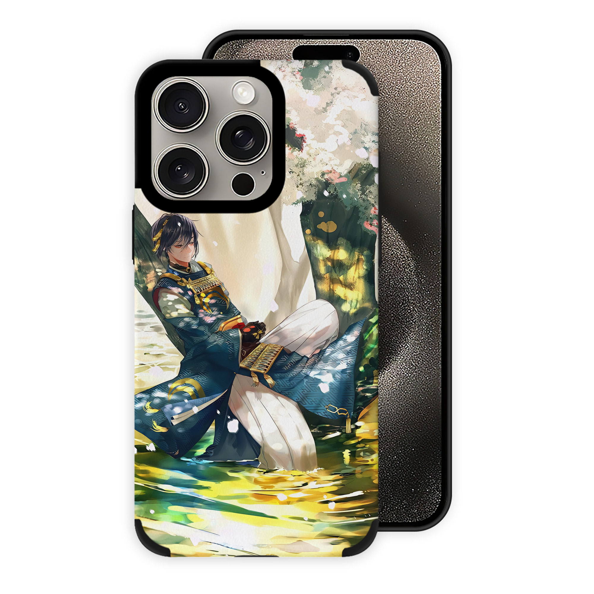 （画像用） 刀剣乱舞 Touken Ranbu 【iPhone15ProMax対応】 PUレザー スマホケース 耐衝撃＆黄変防止