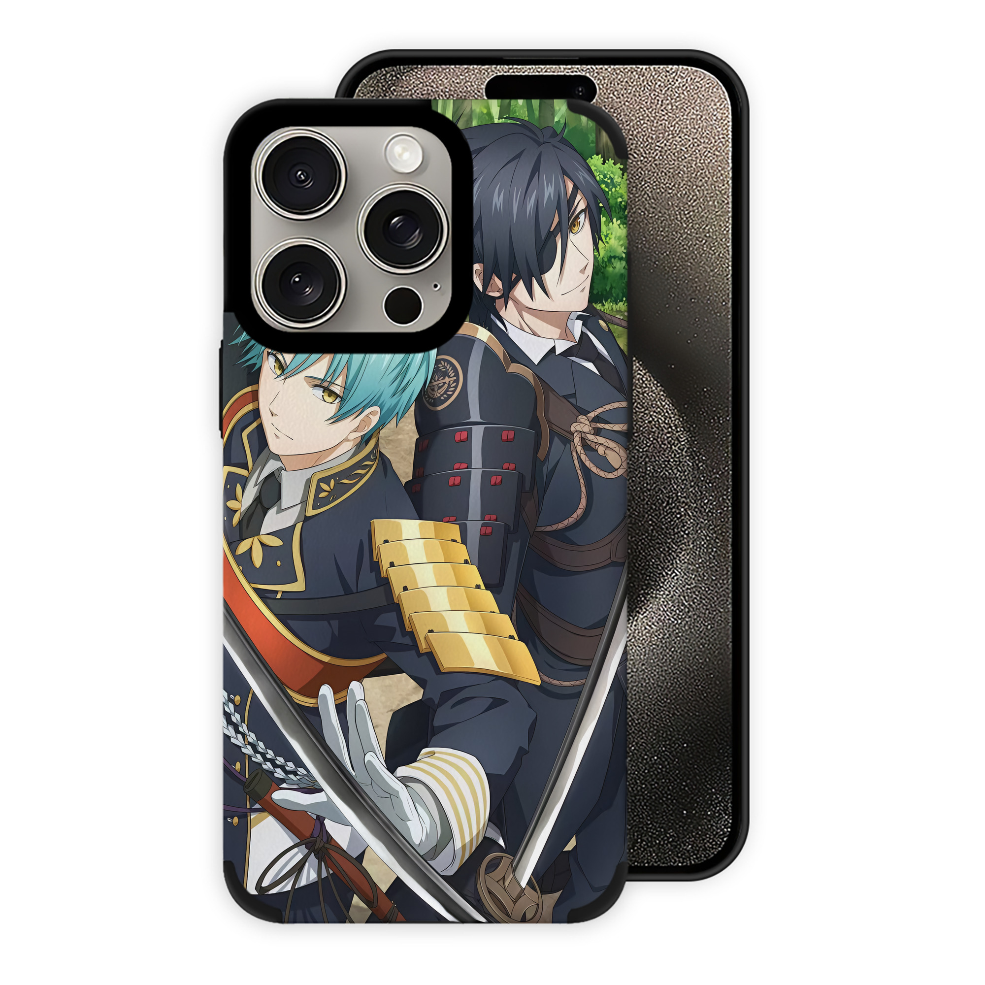 （画像用） 刀剣乱舞 Touken Ranbu 【iPhone15ProMax対応】 PUレザー スマホケース 耐衝撃＆黄変防止