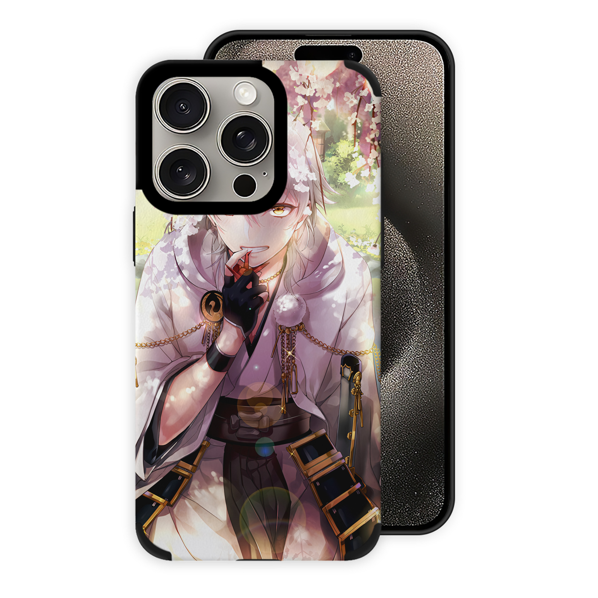 （画像用） 刀剣乱舞 Touken Ranbu 【iPhone15ProMax対応】 PUレザー スマホケース 耐衝撃＆黄変防止