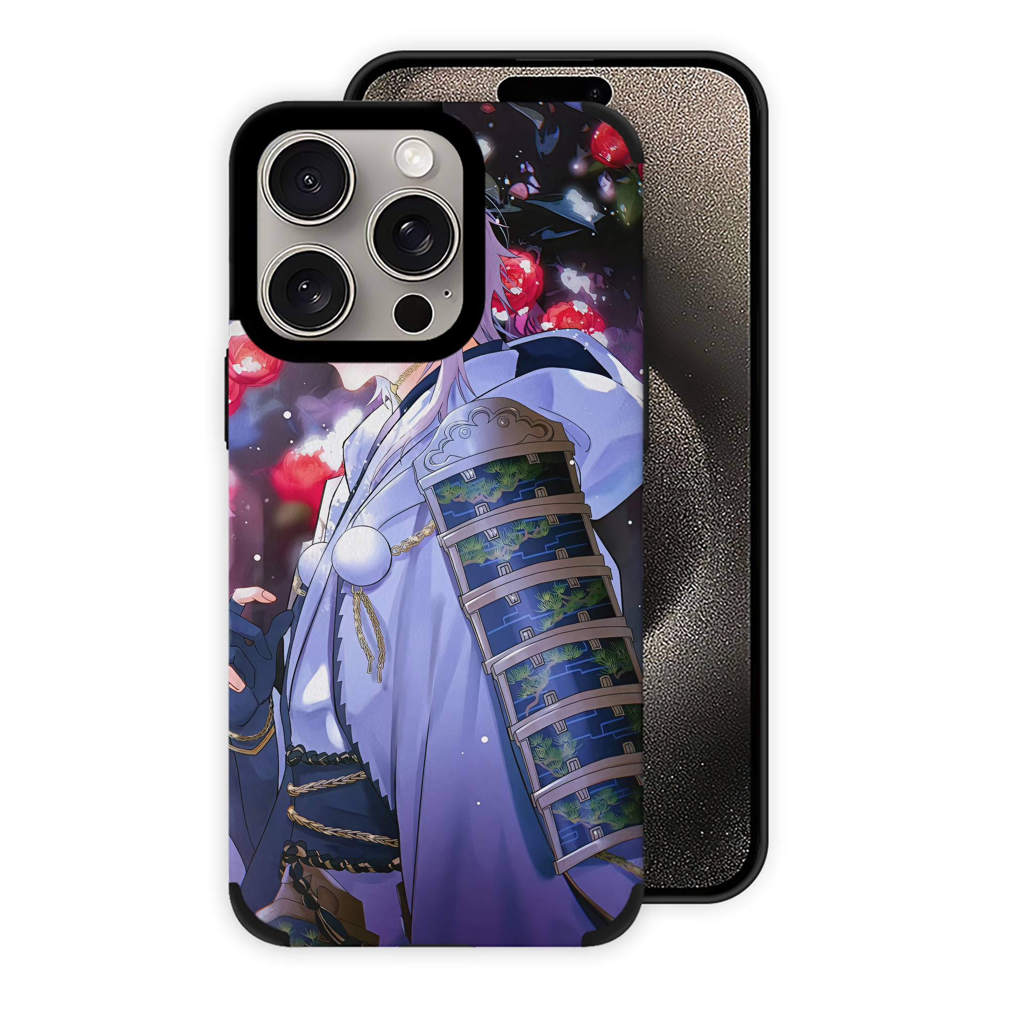 （画像用） 刀剣乱舞 Touken Ranbu 【iPhone15ProMax対応】 PUレザー スマホケース 耐衝撃＆黄変防止