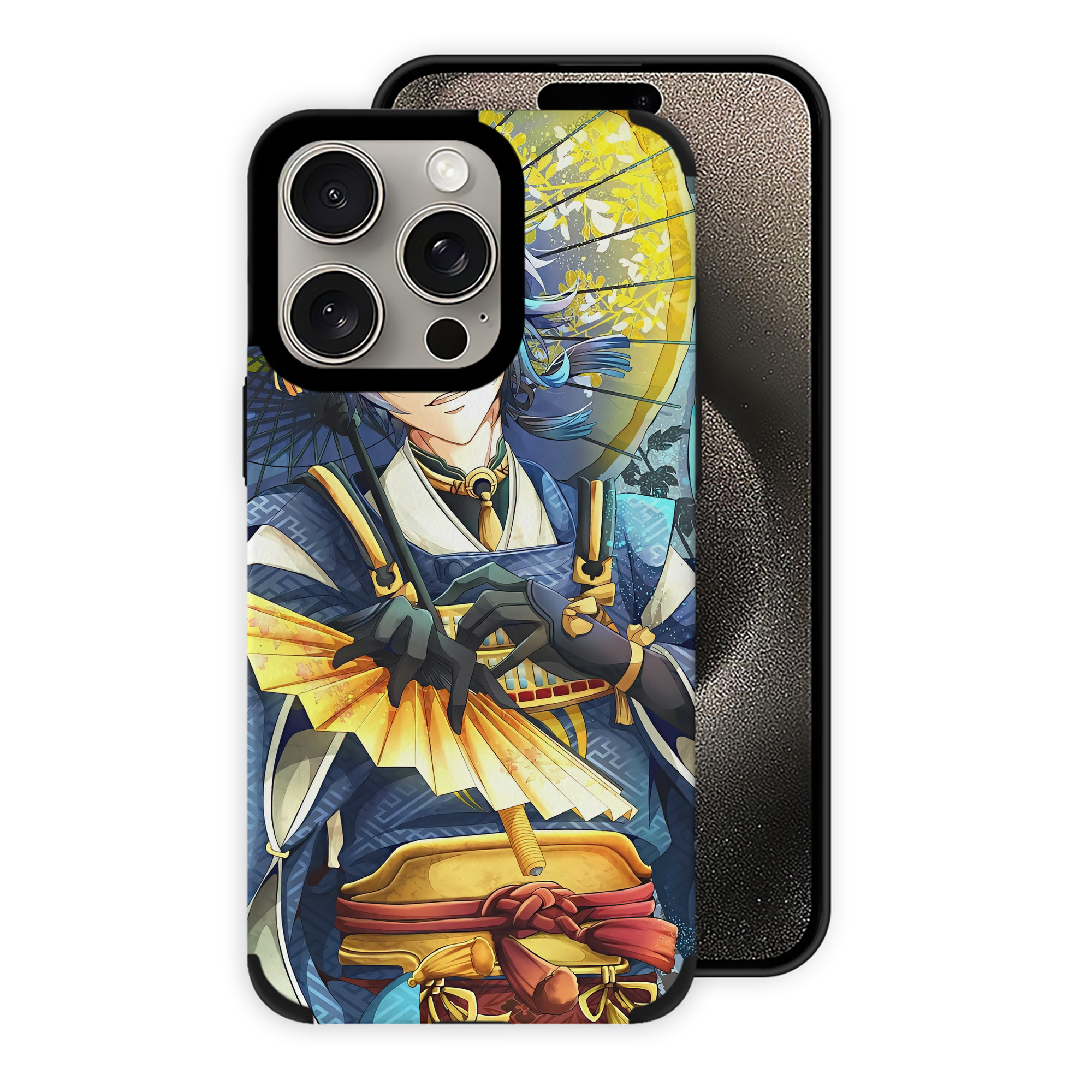 （画像用） 刀剣乱舞 Touken Ranbu 【iPhone15ProMax対応】 PUレザー スマホケース 耐衝撃＆黄変防止