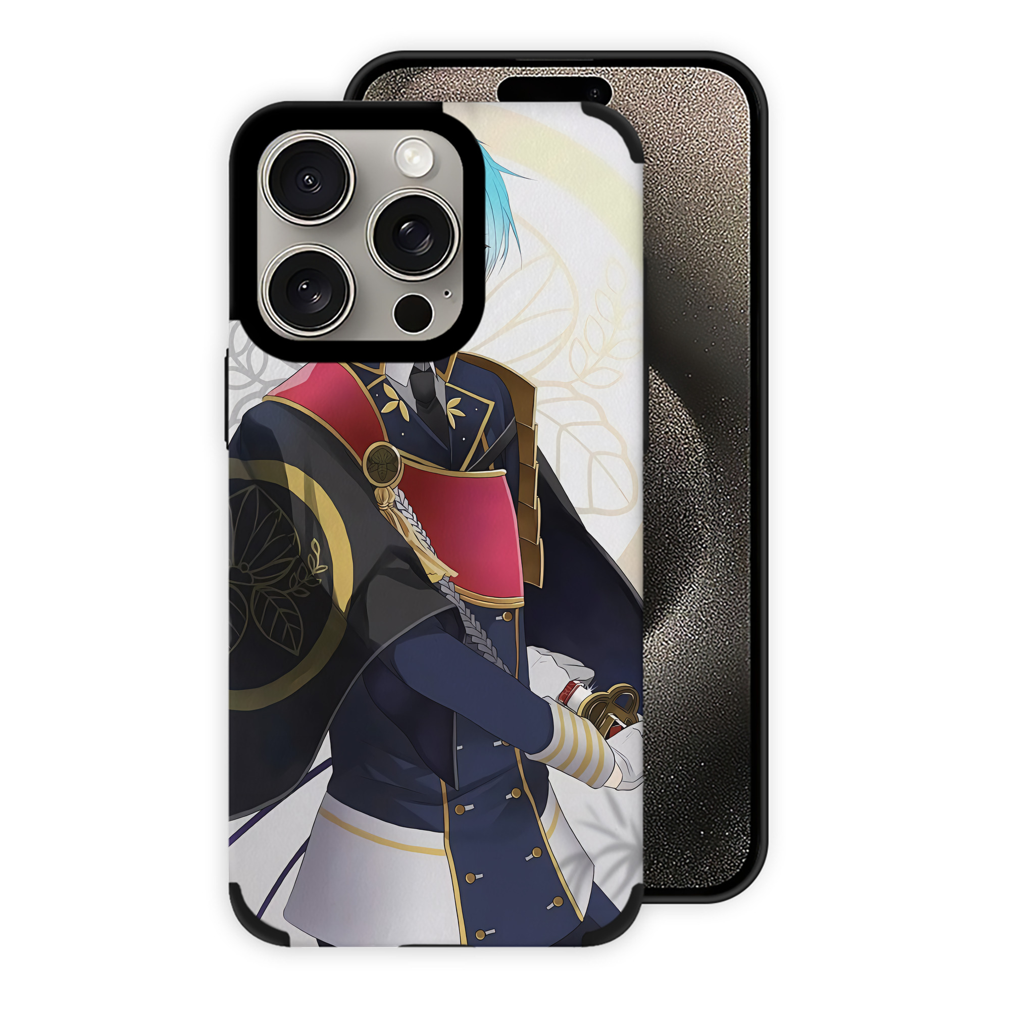 （画像用） 刀剣乱舞 Touken Ranbu 【iPhone15ProMax対応】 PUレザー スマホケース 耐衝撃＆黄変防止