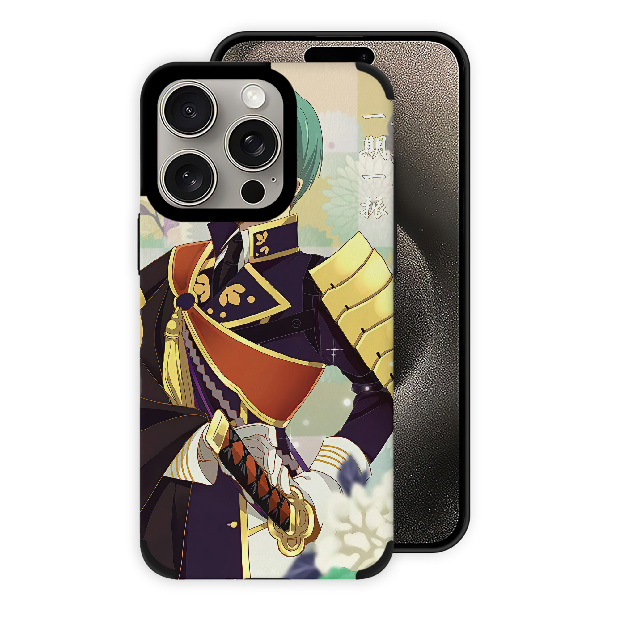 （画像用） 刀剣乱舞 Touken Ranbu 【iPhone15ProMax対応】 PUレザー スマホケース 耐衝撃＆黄変防止