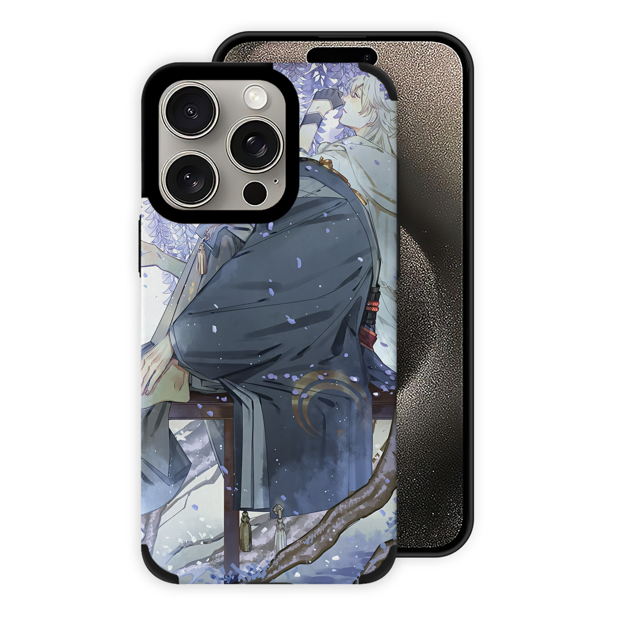 （画像用） 刀剣乱舞 Touken Ranbu 【iPhone15ProMax対応】 PUレザー スマホケース 耐衝撃＆黄変防止