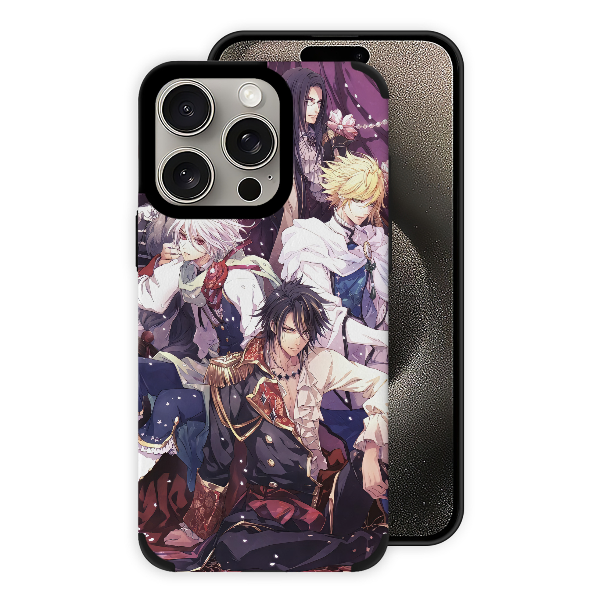 （画像用） 刀剣乱舞 Touken Ranbu 【iPhone15ProMax対応】 PUレザー スマホケース 耐衝撃＆黄変防止