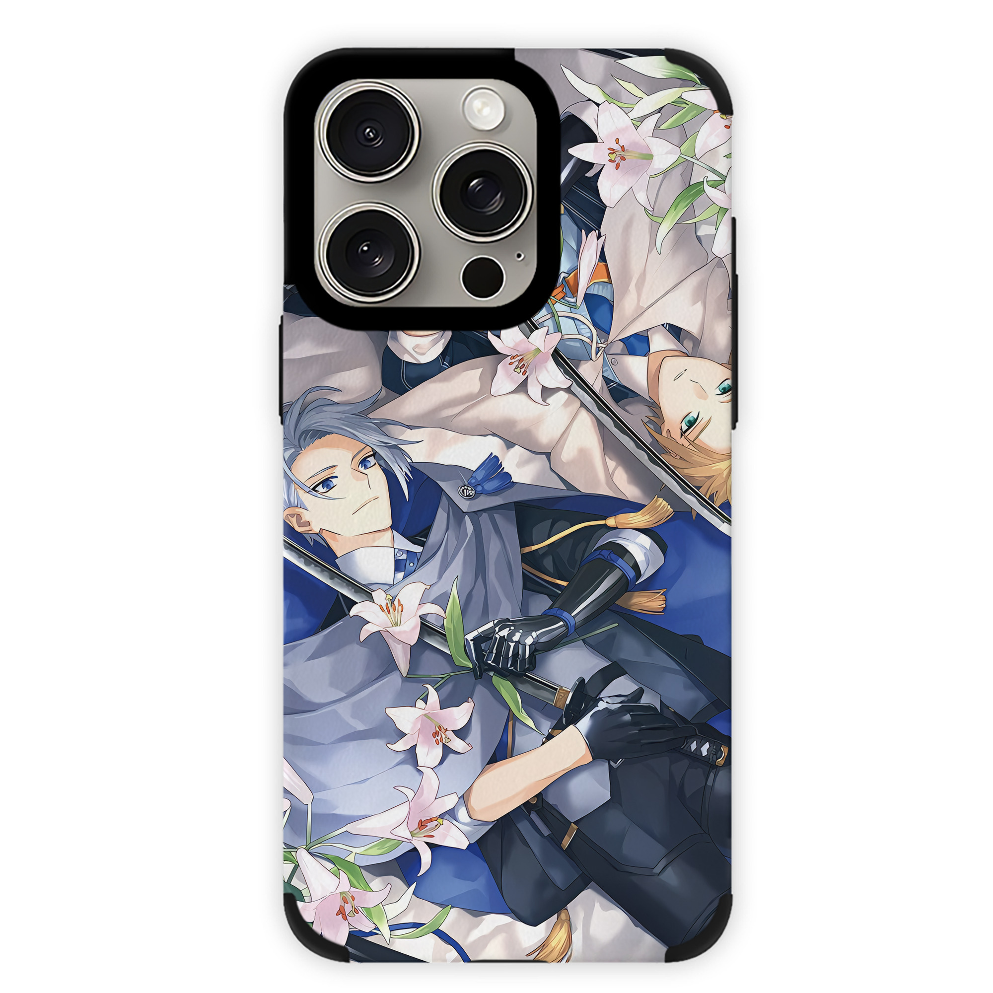 （画像用） 刀剣乱舞 Touken Ranbu 【iPhone15ProMax対応】 PUレザー スマホケース 耐衝撃＆黄変防止