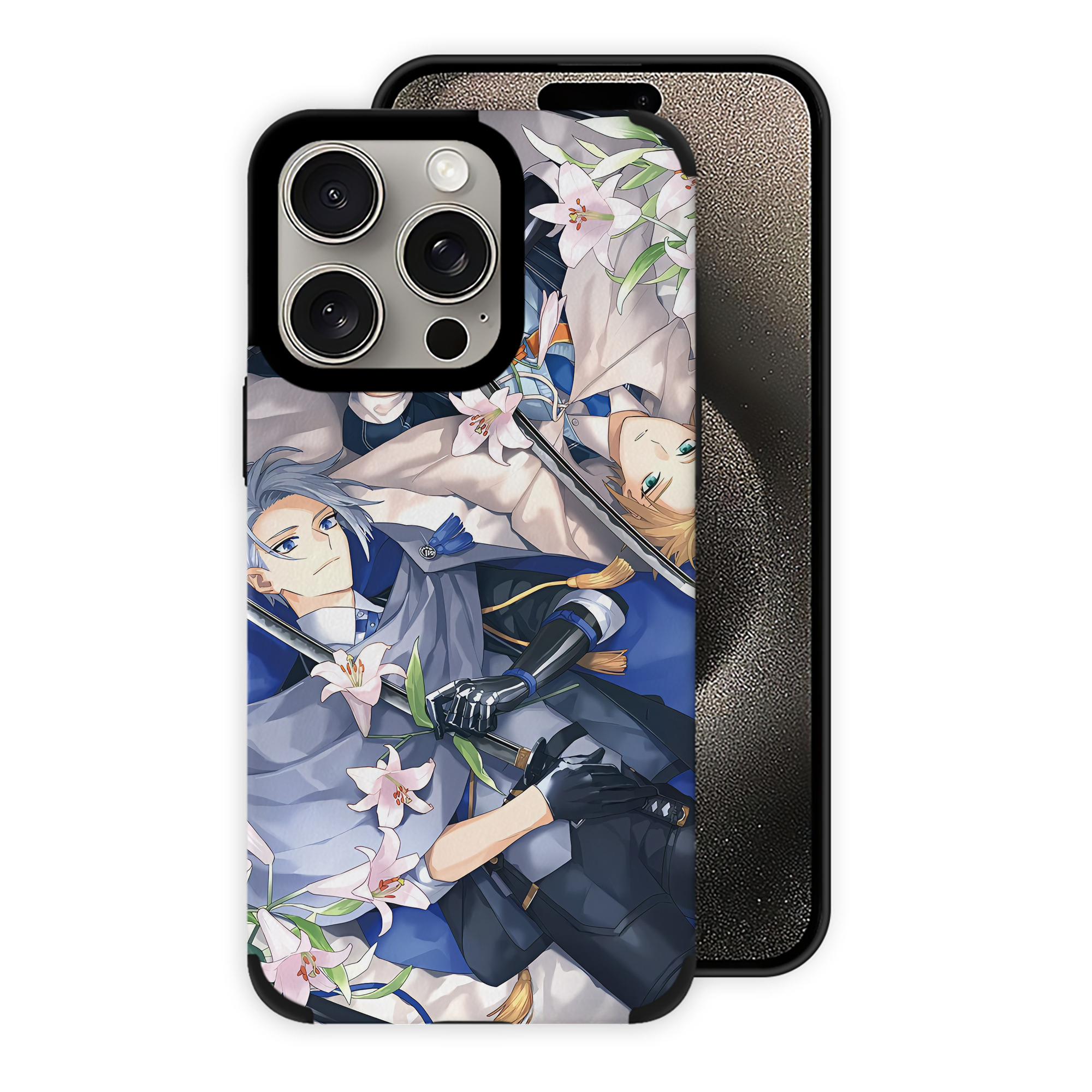 （画像用） 刀剣乱舞 Touken Ranbu 【iPhone15ProMax対応】 PUレザー スマホケース 耐衝撃＆黄変防止