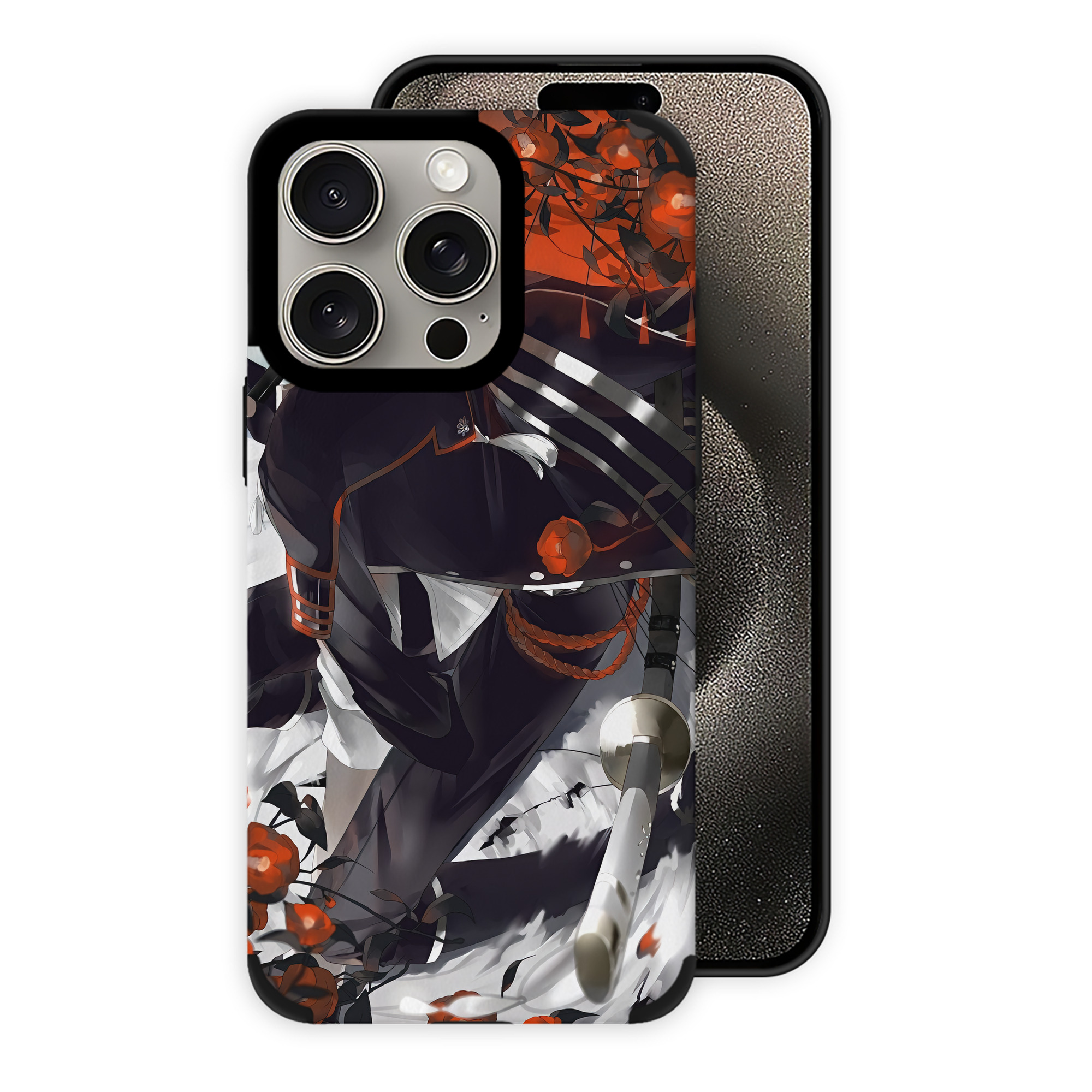 （画像用） 刀剣乱舞 Touken Ranbu 【iPhone15ProMax対応】 PUレザー スマホケース 耐衝撃＆黄変防止