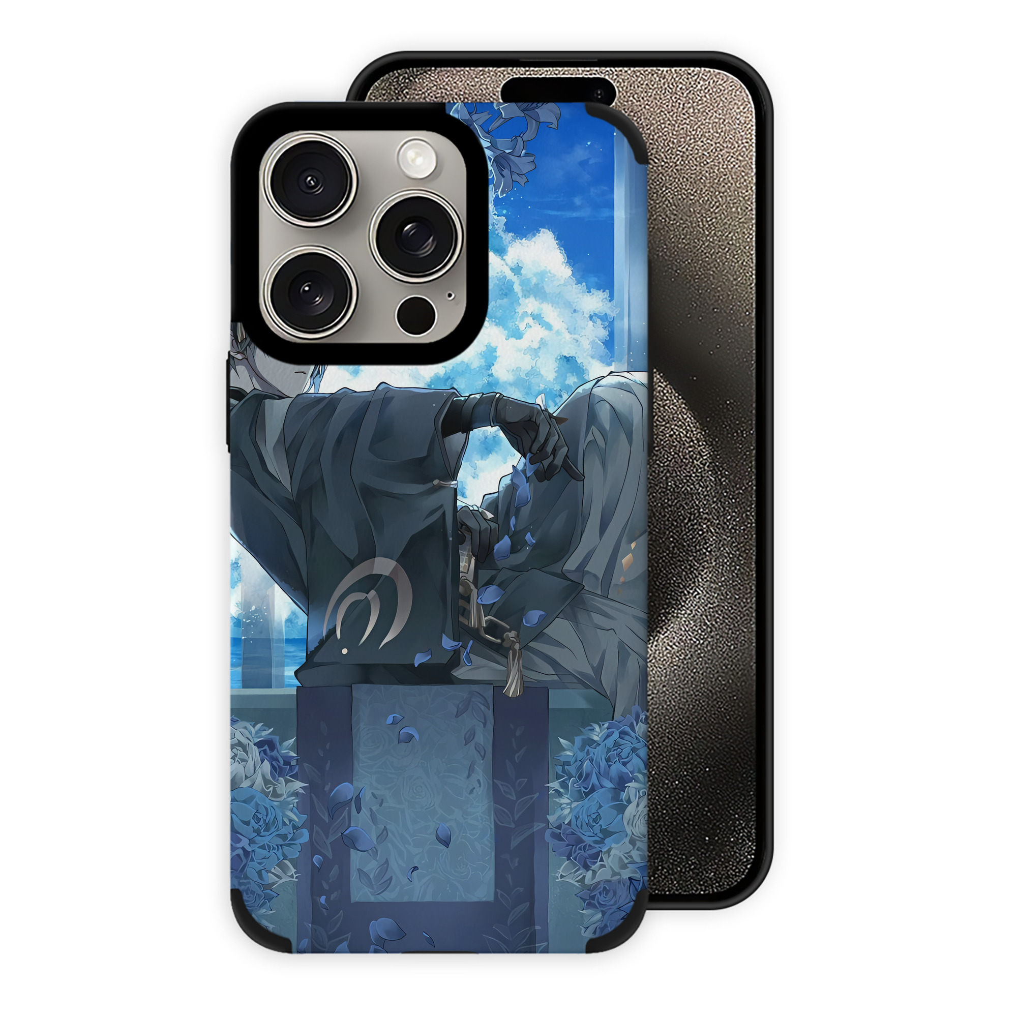 （画像用） 刀剣乱舞 Touken Ranbu 【iPhone15ProMax対応】 PUレザー スマホケース 耐衝撃＆黄変防止