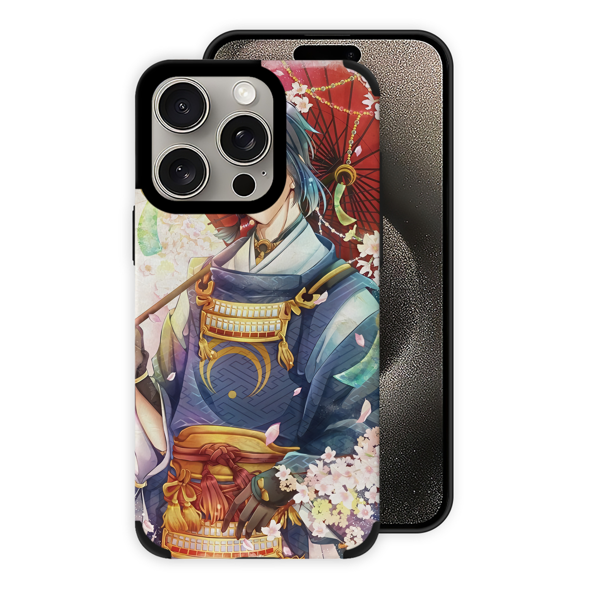 （画像用） 刀剣乱舞 Touken Ranbu 【iPhone15ProMax対応】 PUレザー スマホケース 耐衝撃＆黄変防止