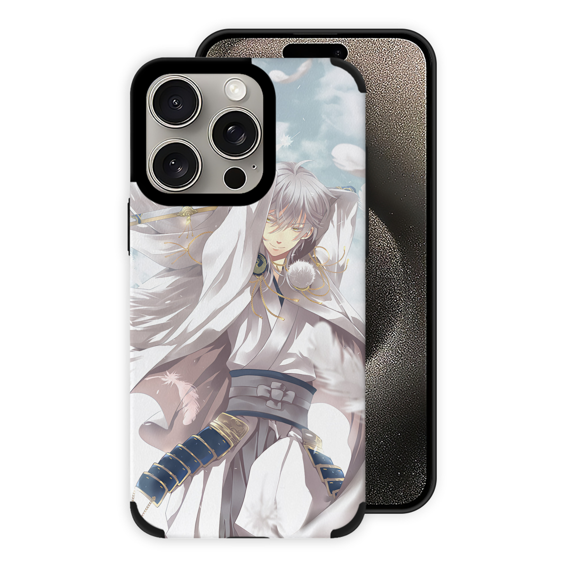 （画像用） 刀剣乱舞 Touken Ranbu 【iPhone15ProMax対応】 PUレザー スマホケース 耐衝撃＆黄変防止